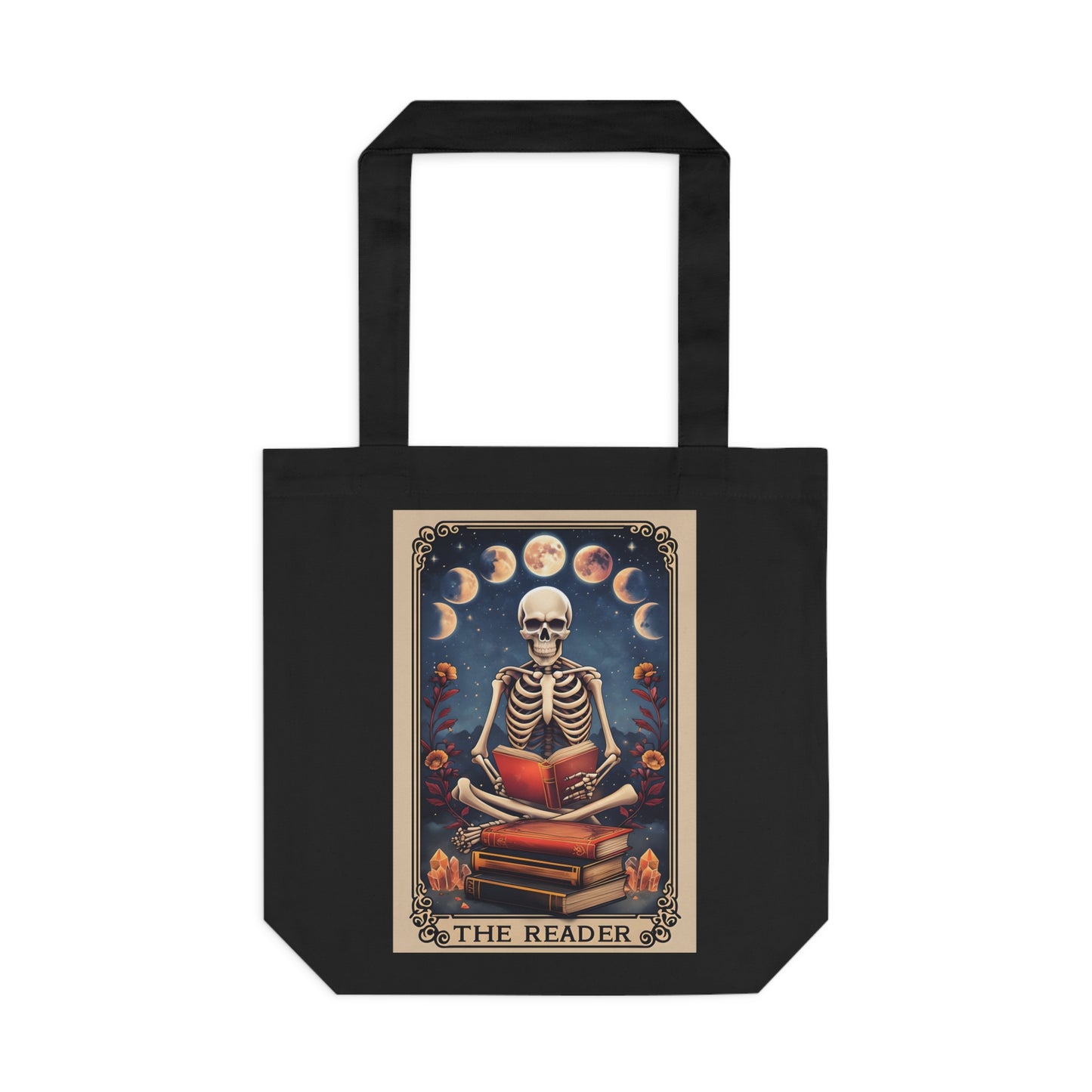 Mazie Skeleton Reader Tote Bag