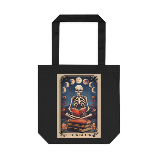 Mazie Skeleton Reader Tote Bag
