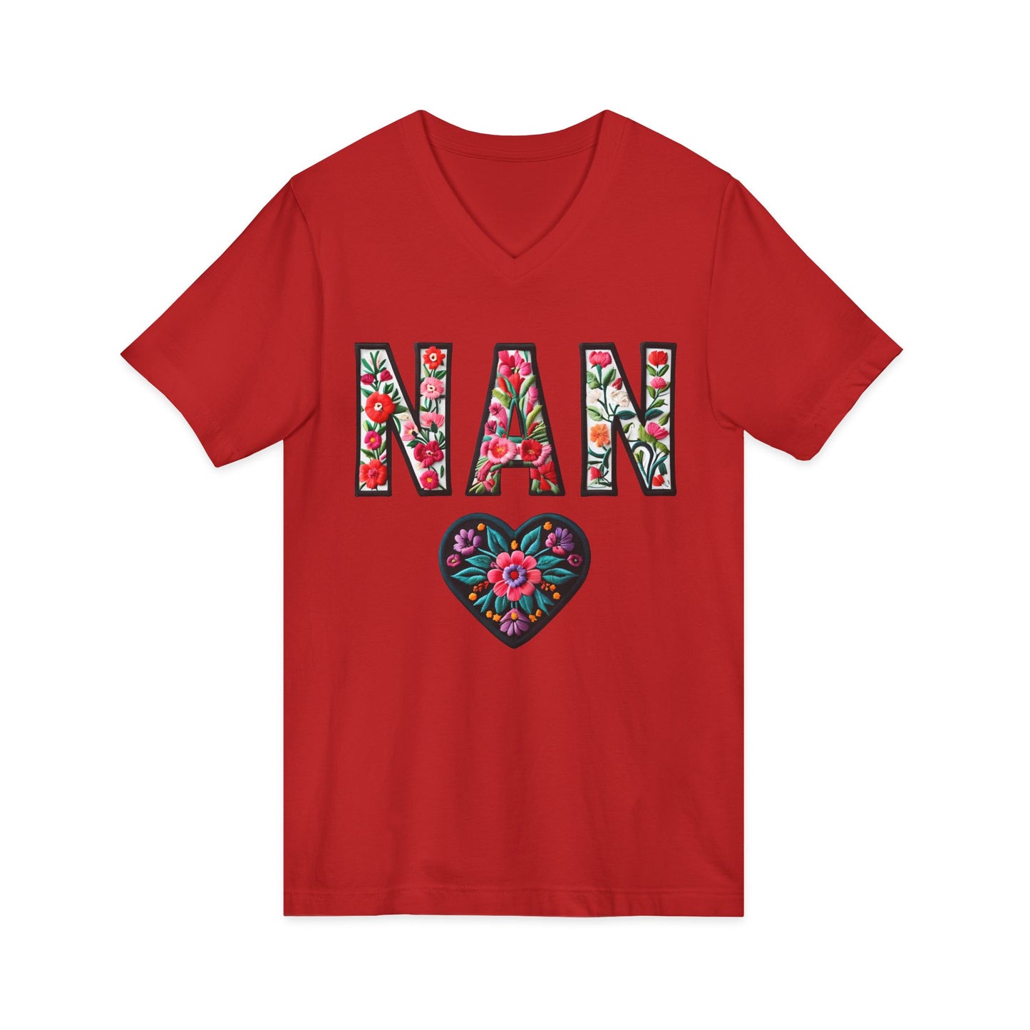 Nadia's Nan V-Neck Adult Shirt