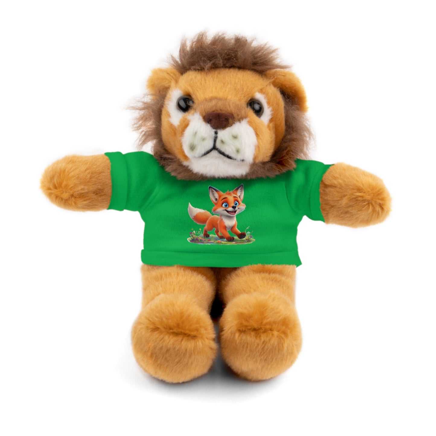 Fox On Tee Animal Plush