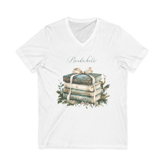 Billie's Book Lover V-Neck Adult Shirt