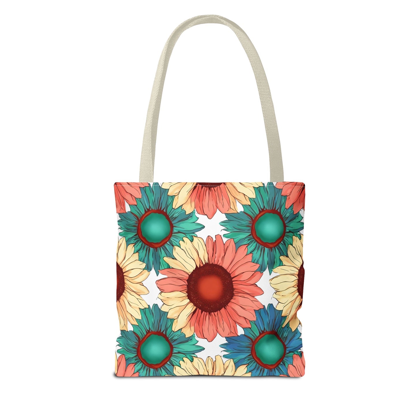 Coco's Colorful Sunflower Tote Bag