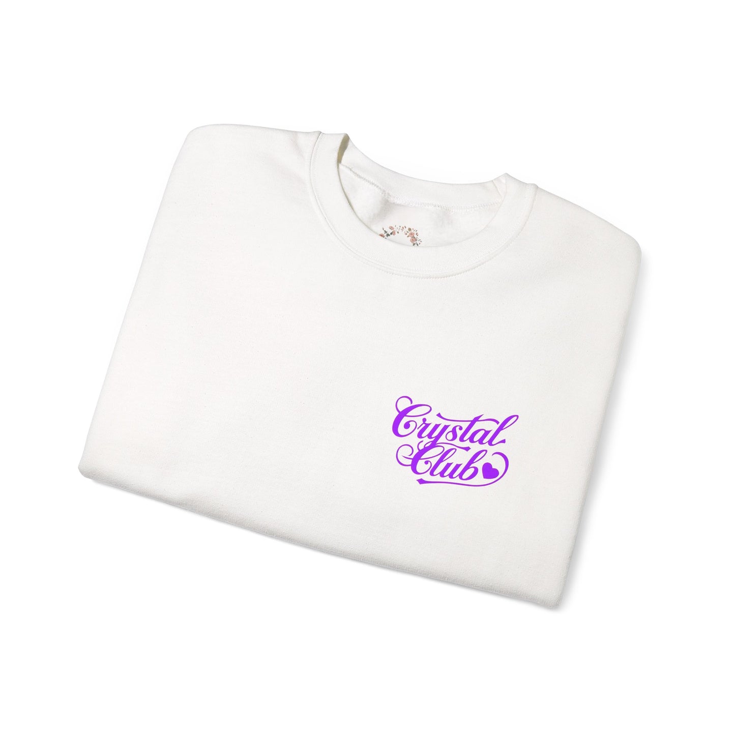 Purple Crystal Club Adult Sweatshirt - Crewneck
