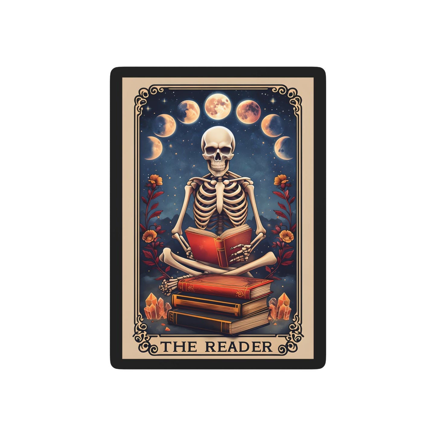 The Reader Playing Cards