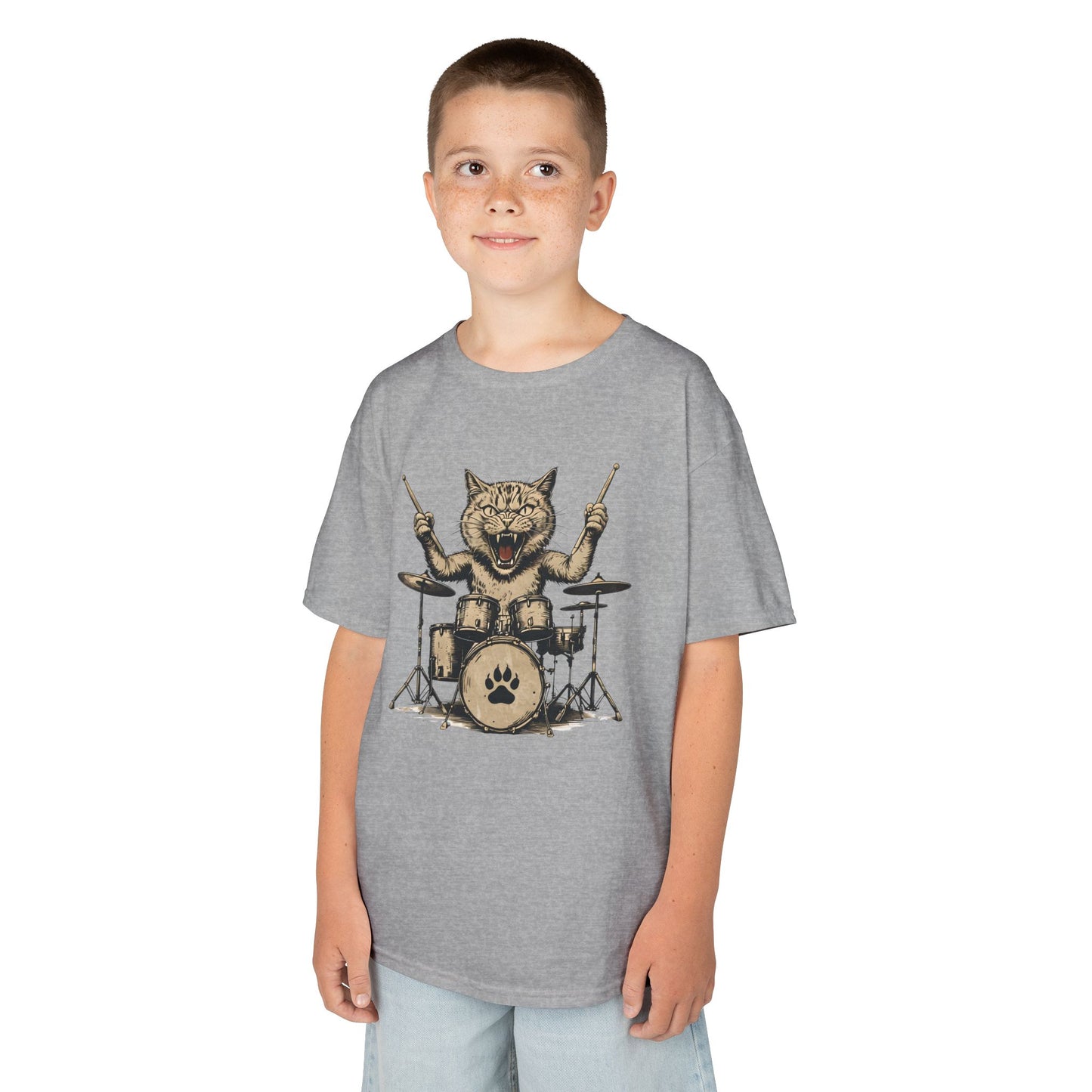 Dave's Drummer Cat Youth Top