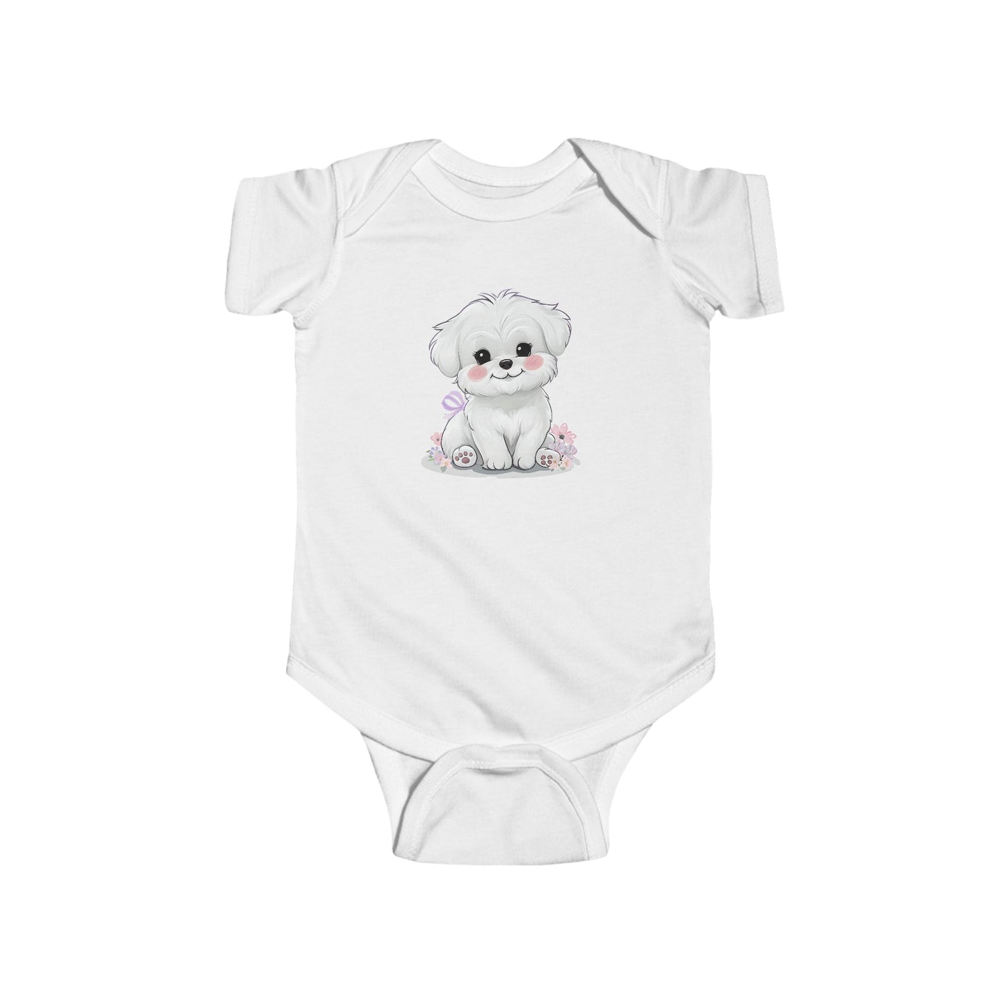 Florence's Puppy Infant Bodysuit