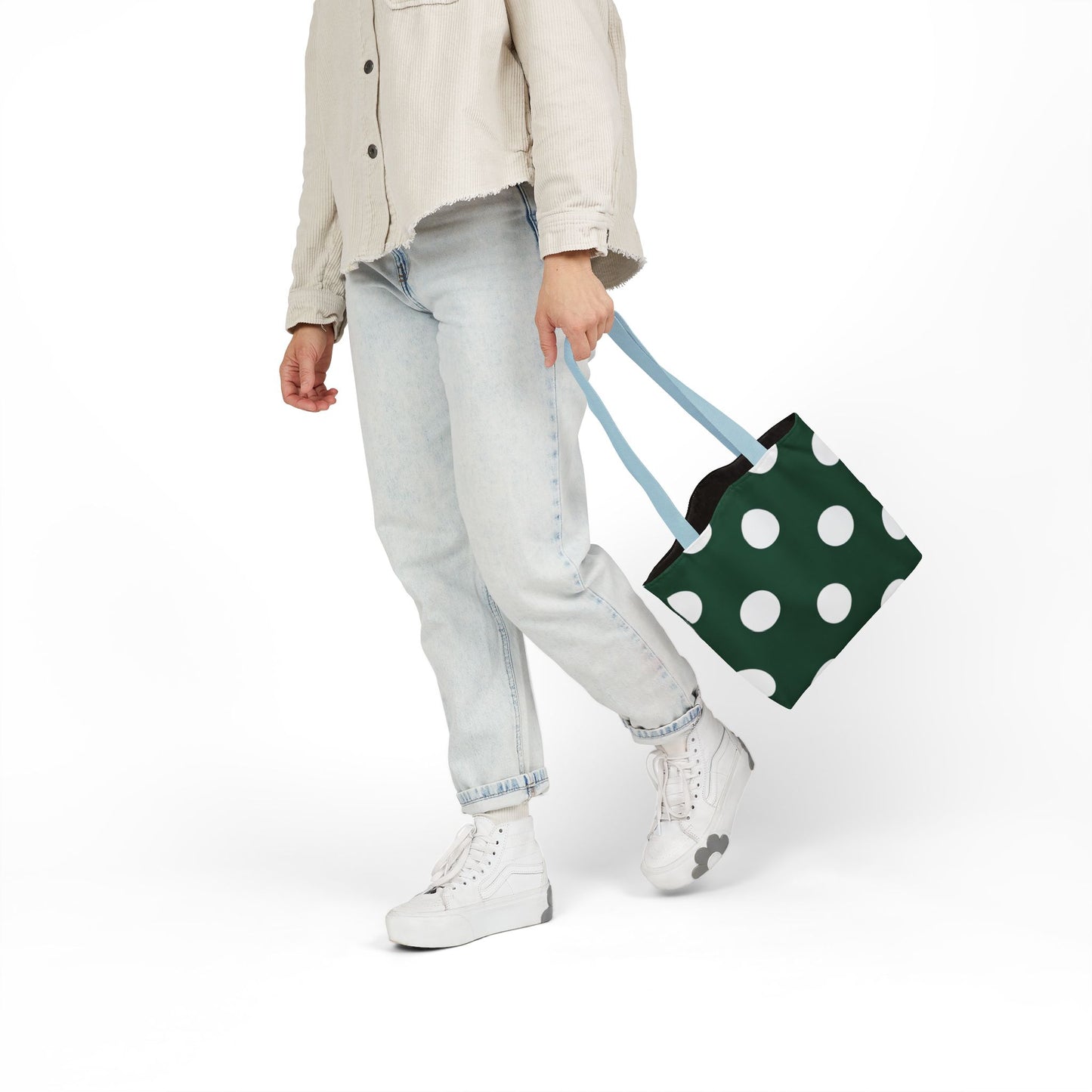 Gretel's Green Polka Dot Tote Bag