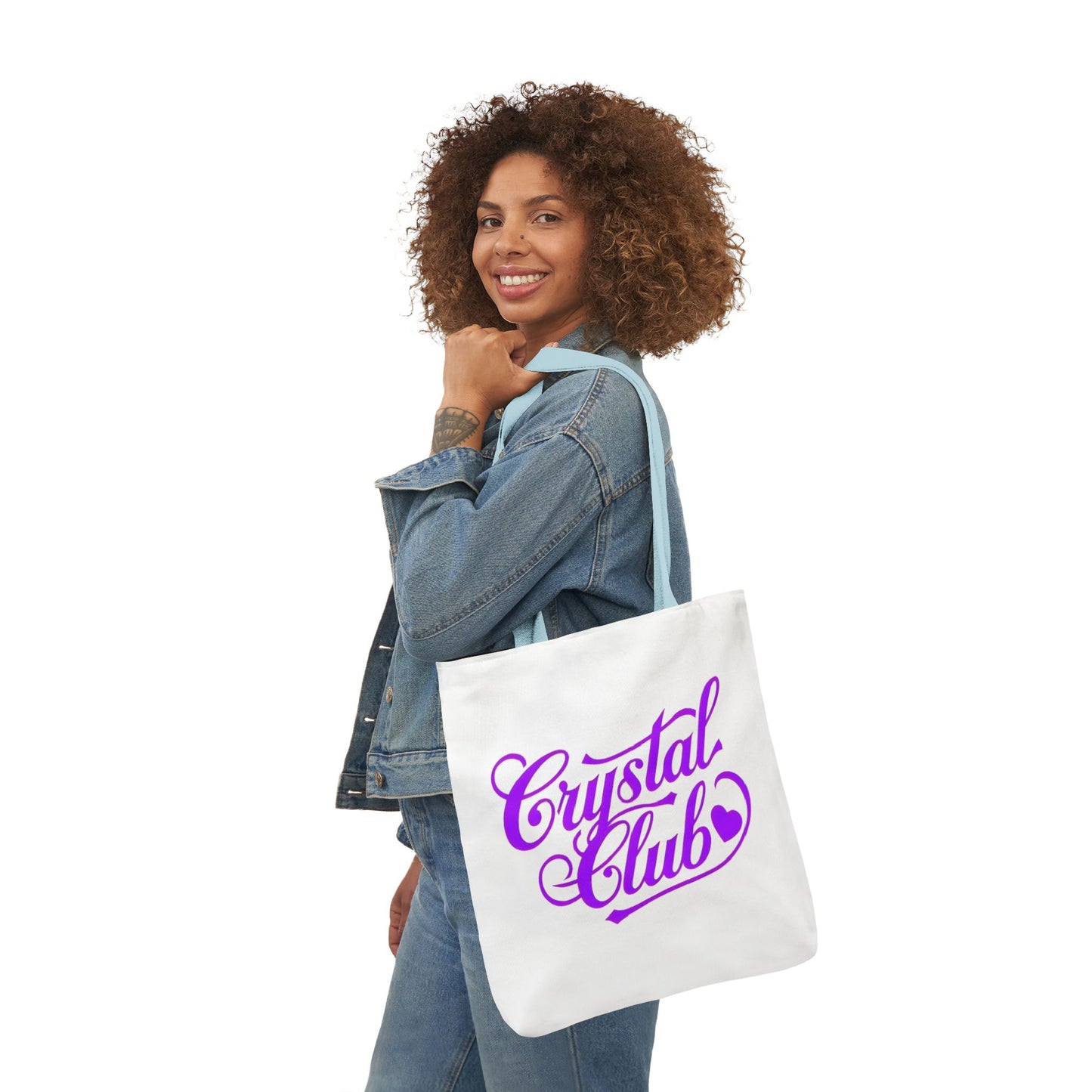 Purple Crystal Club Tote Bag