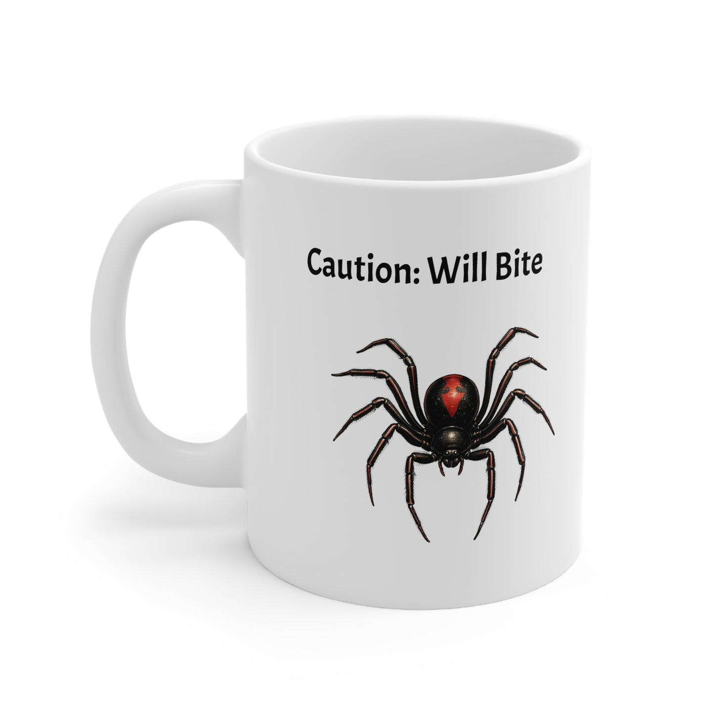 Chester's Caution: Will Bite Ceramic Mug, Coffee Cup