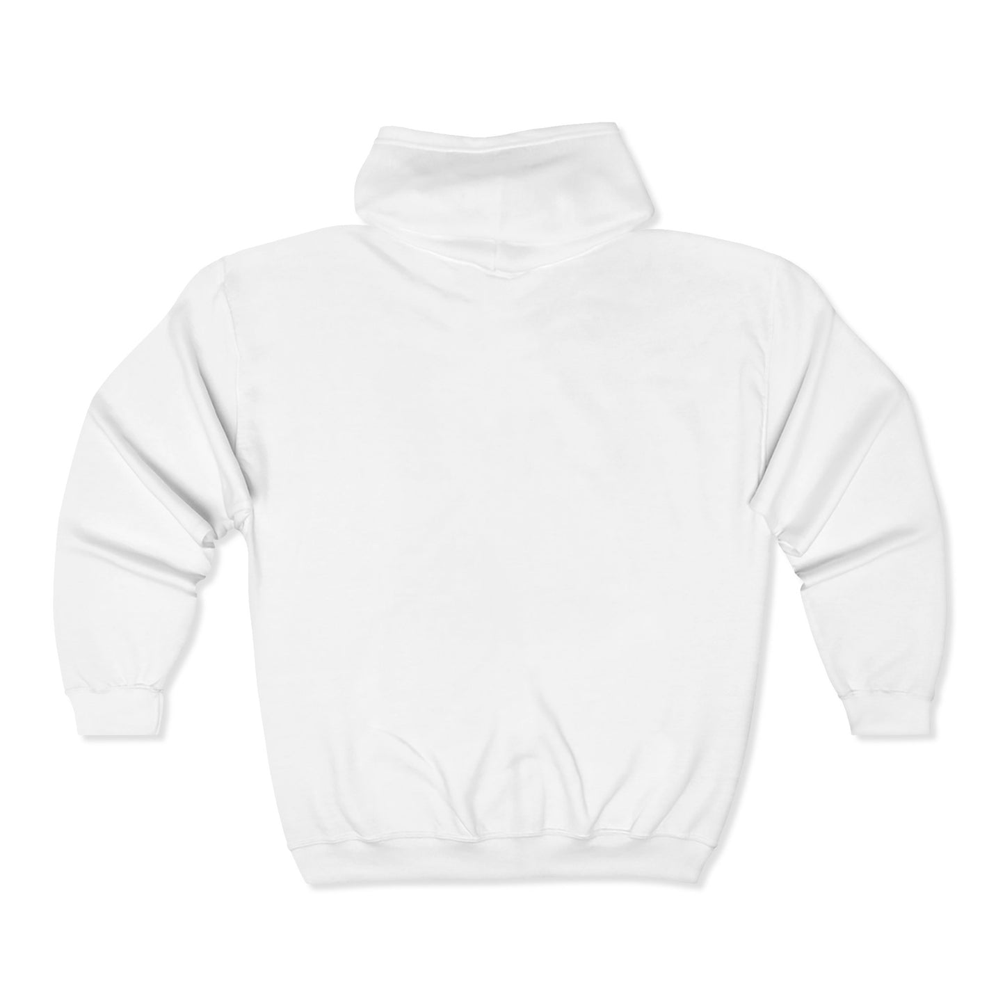 "Low Battery Socially" Adult Full Zip Sweatshirt - Hooded