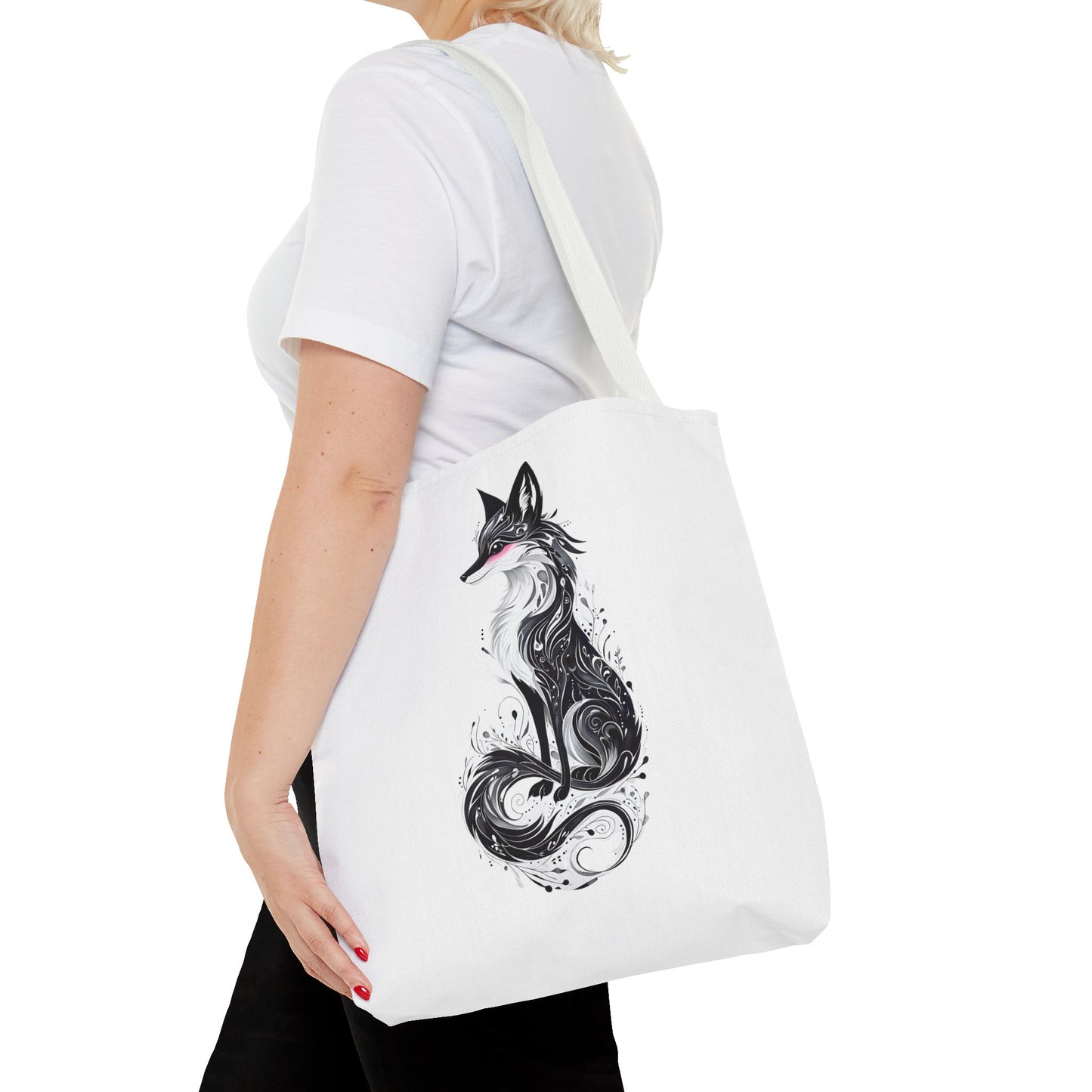 Mystic Black Fox Tote Bag