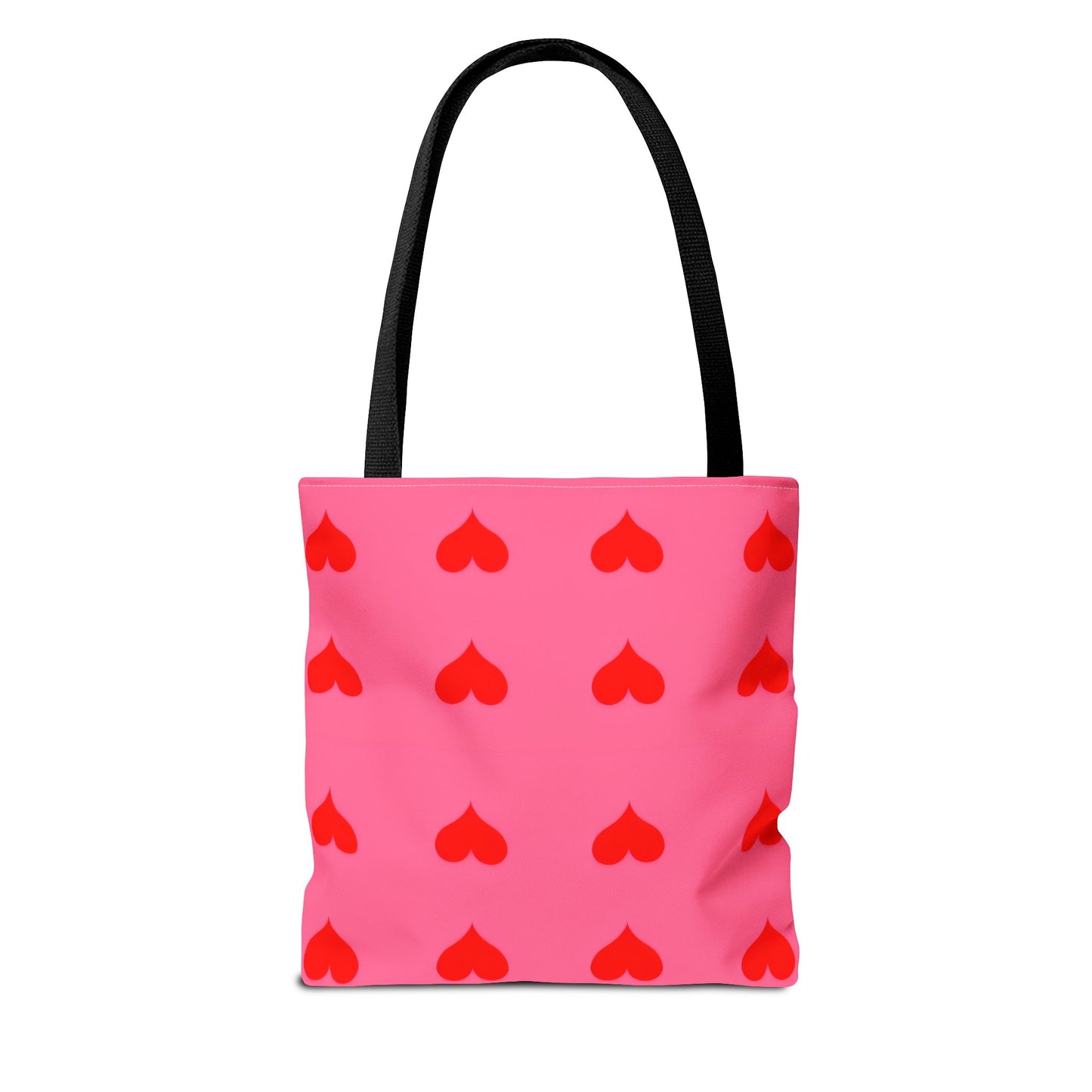 Paisley's Pink & Red Heart Tote Bag