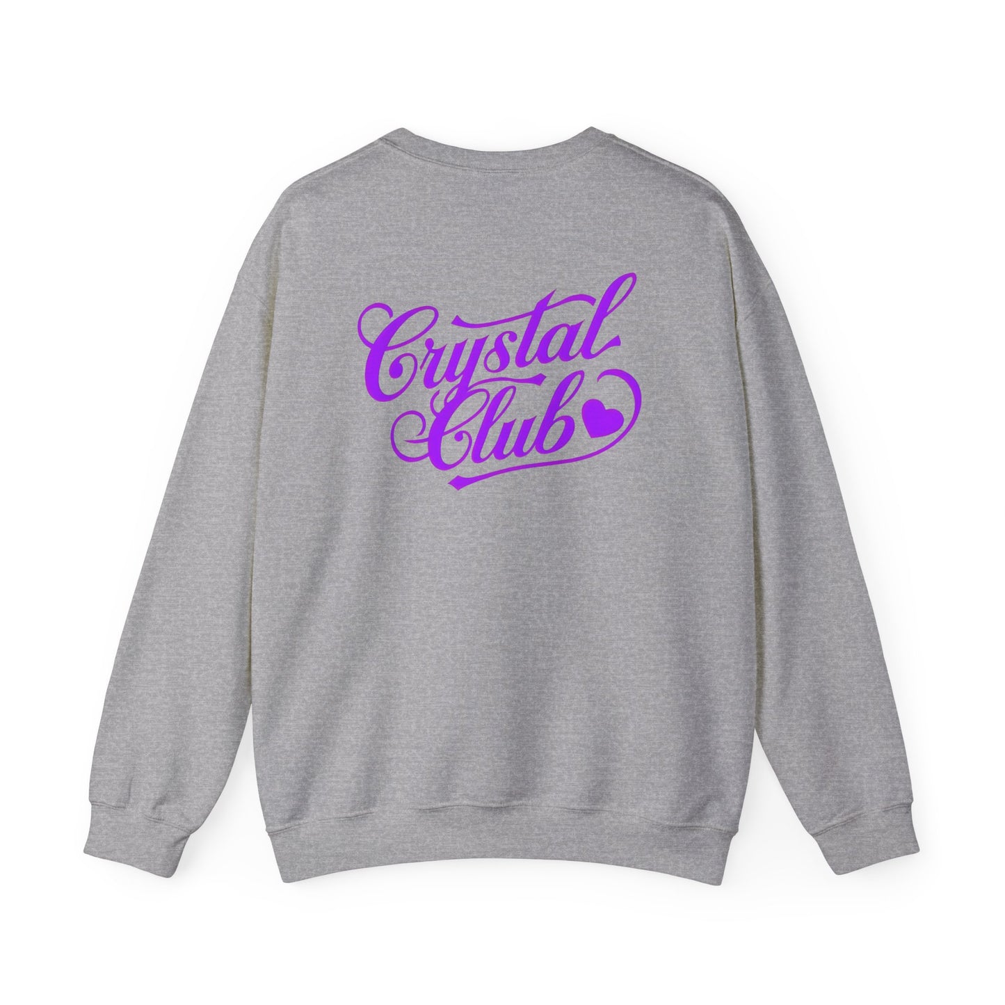Purple Crystal Club Adult Sweatshirt - Crewneck