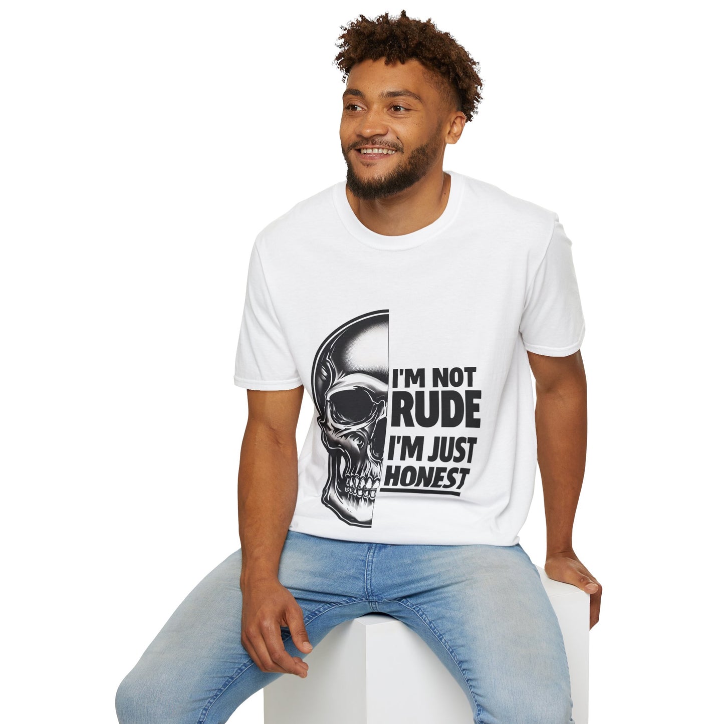 Rod's Rude Skull Graphic Adult Shirt
