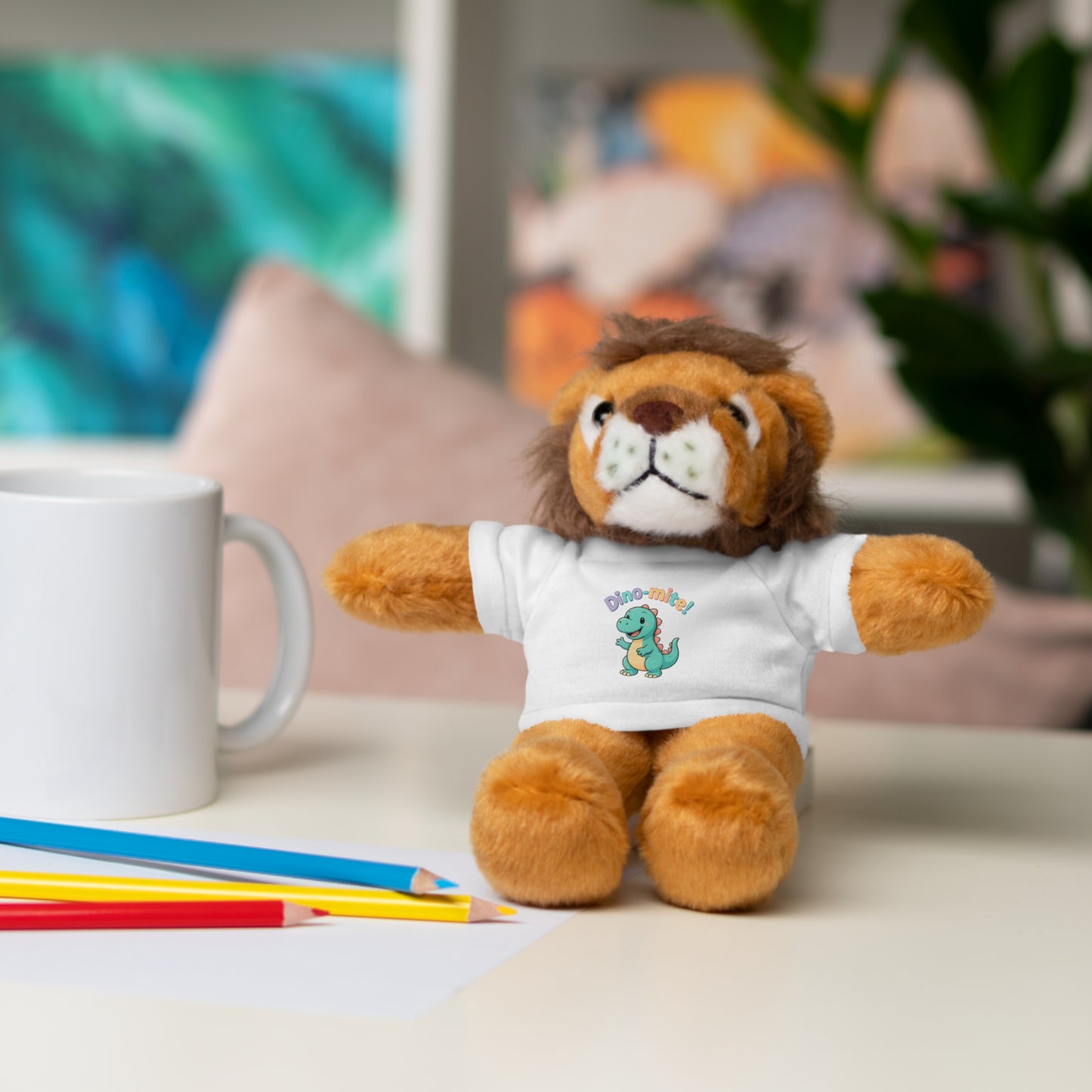 Dino-Mite on Tee Plush Animal