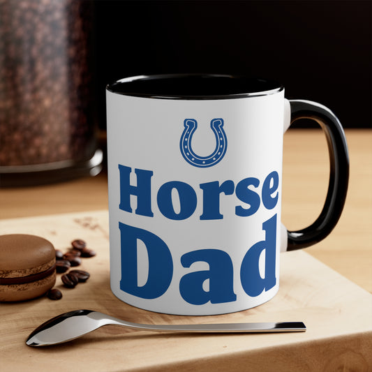 Harrison's Horse Dad Ceramic Mug, Coffee Cup