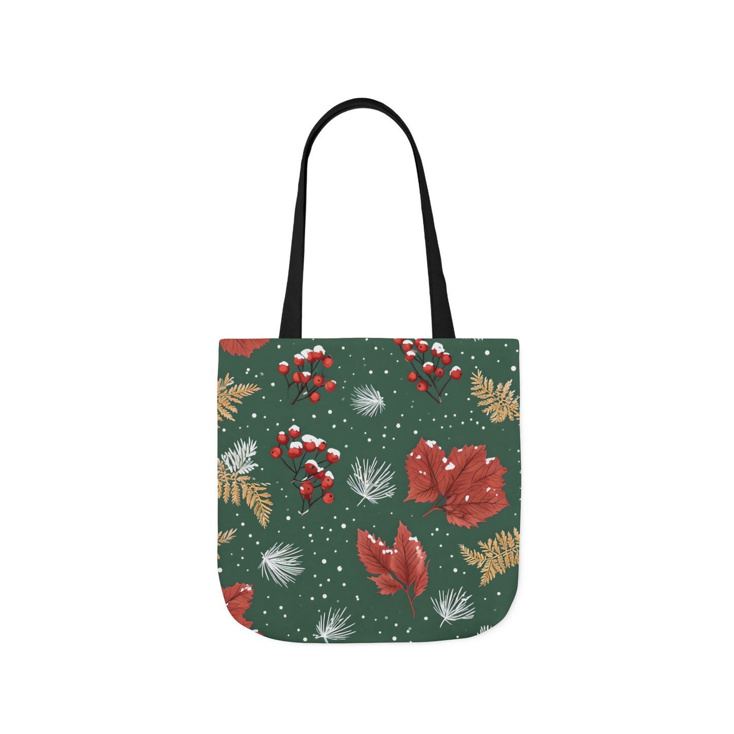 Holly's Holiday Floral Tote Bag