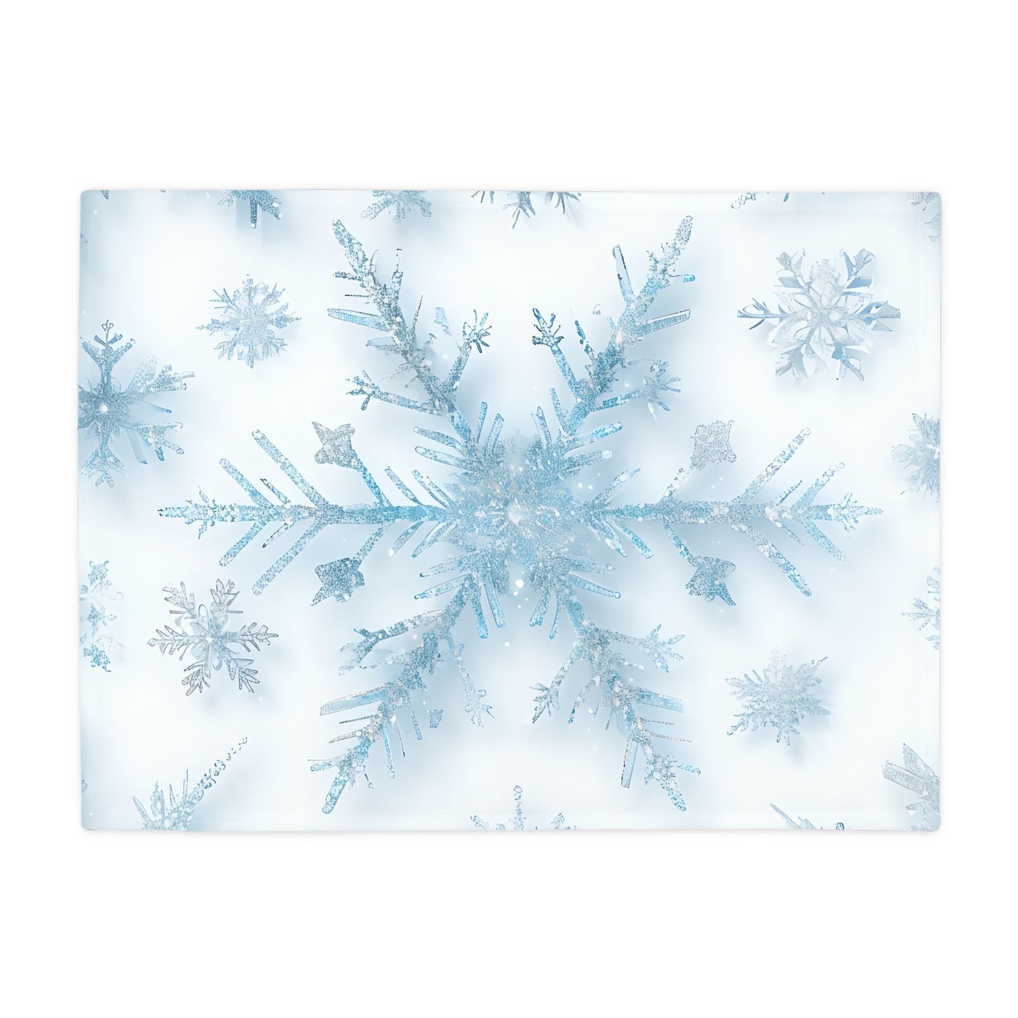 Suki's Snowflake Plush Fleece Blanket