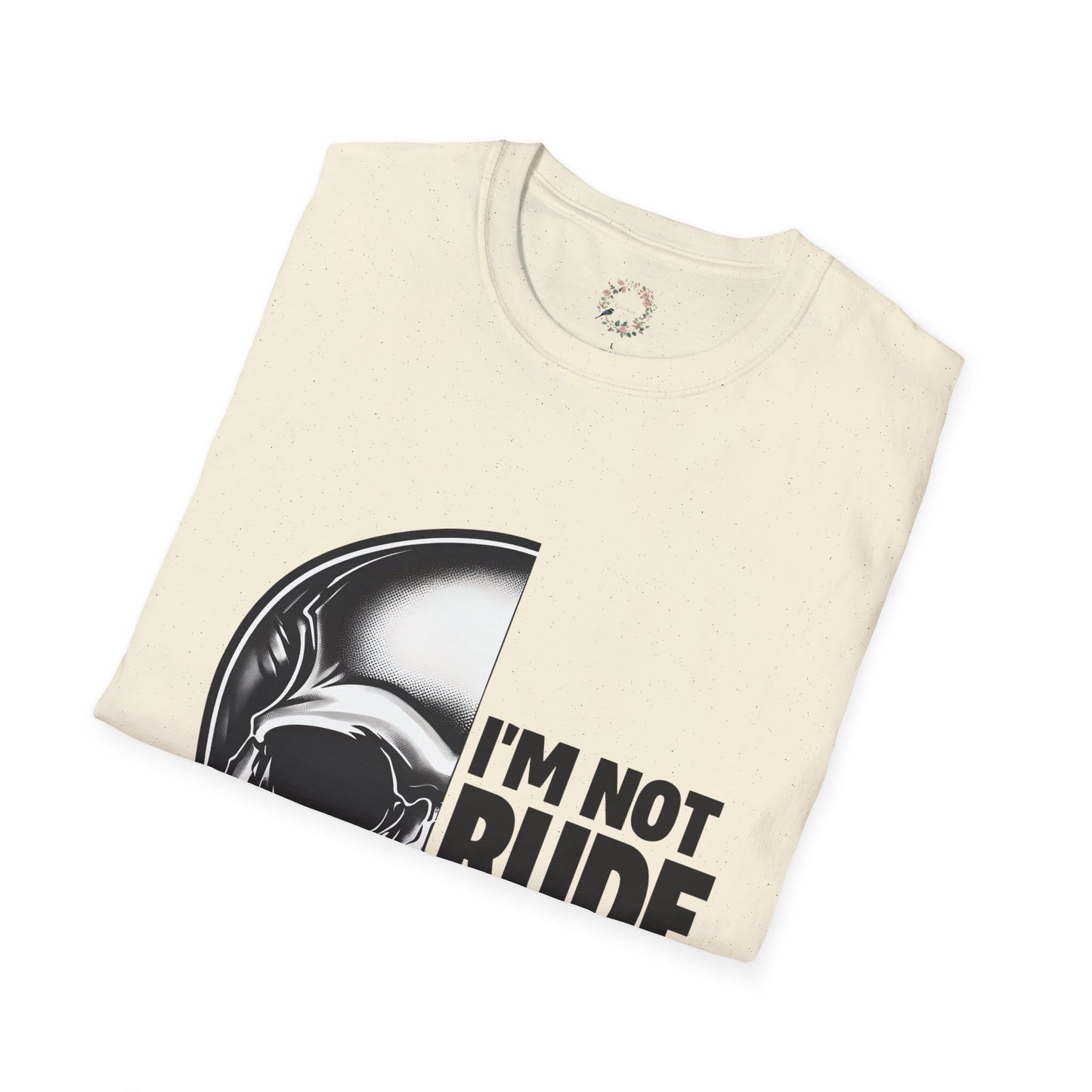 Rod's Rude Skull Graphic Adult Shirt