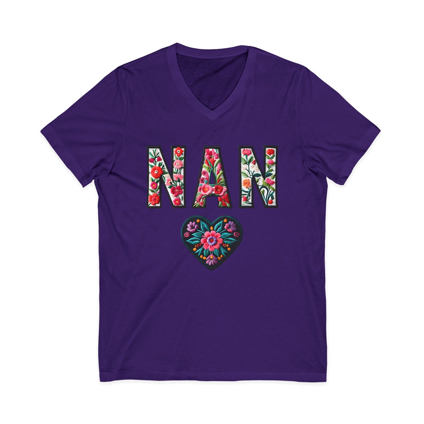 Nadia's Nan V-Neck Adult Shirt