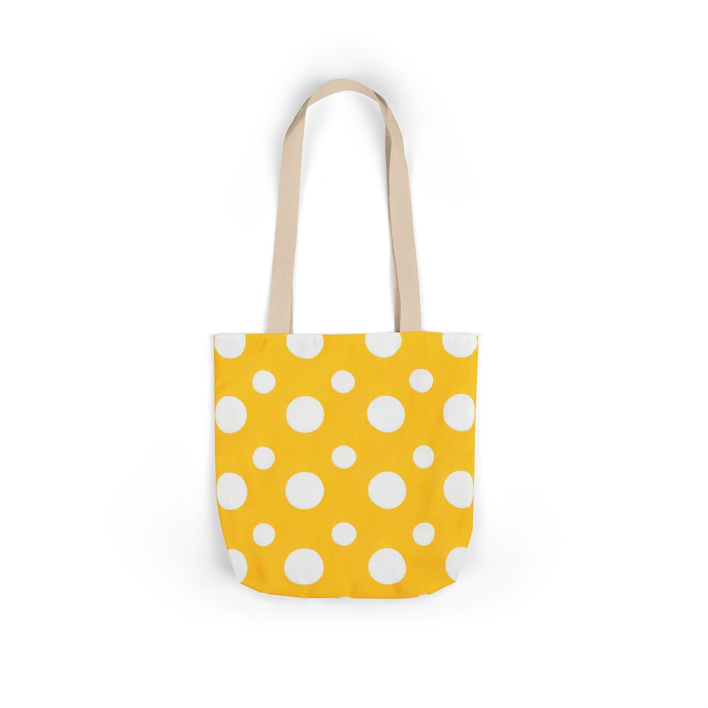 Yuki's Yellow Polka Dot Tote Bag