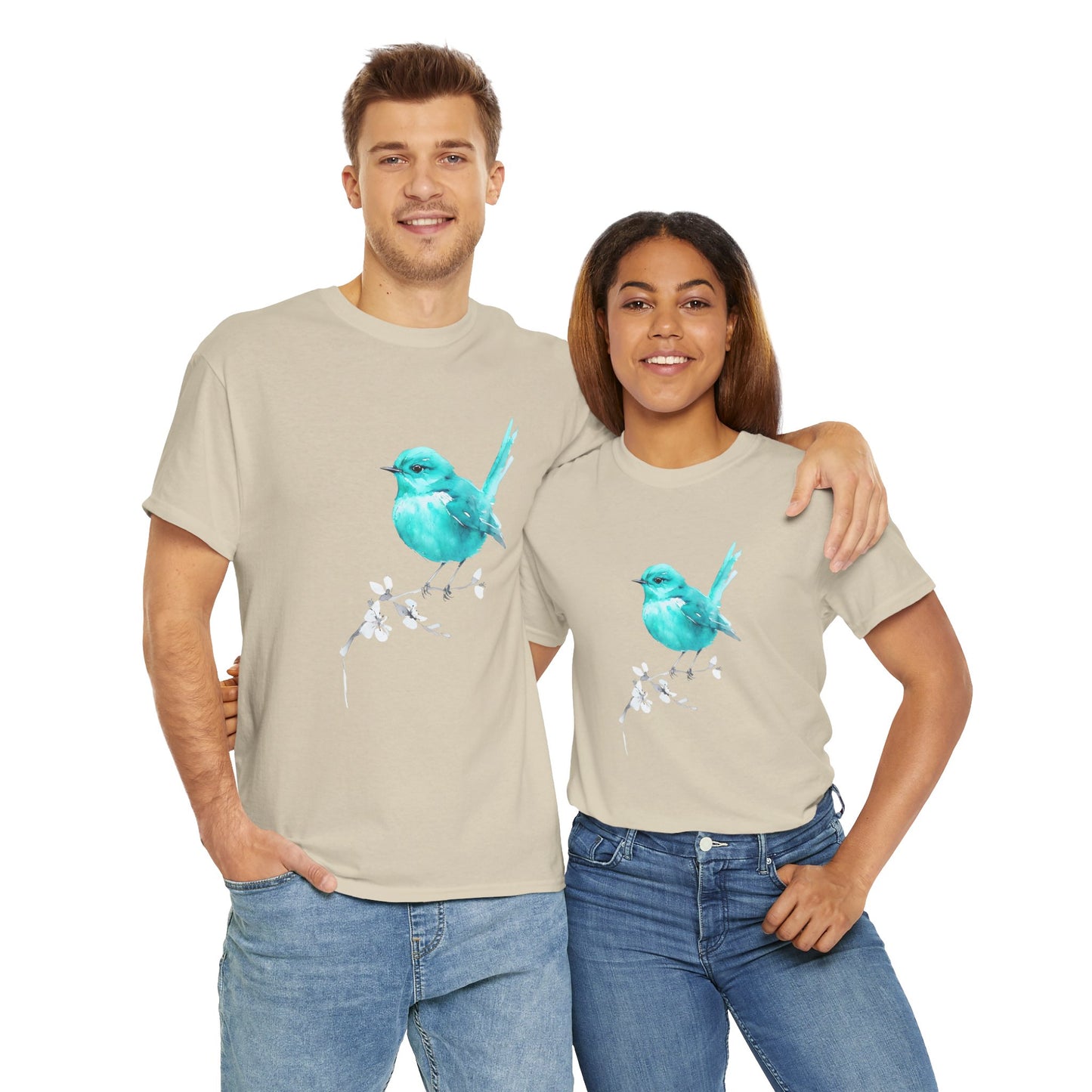 Tommy's Turquoise Bird Adult Shirt