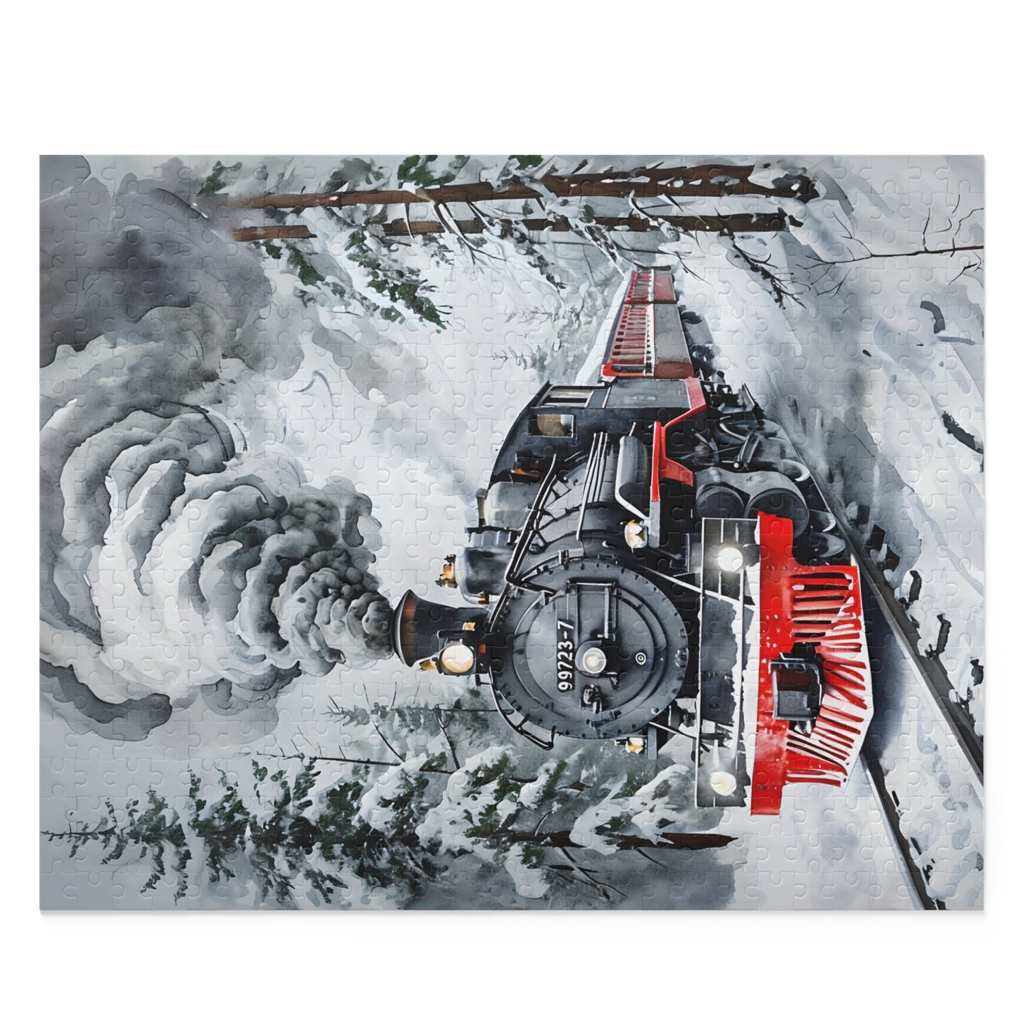 Steam Train Winter 500 Piece Jigsaw Puzzle