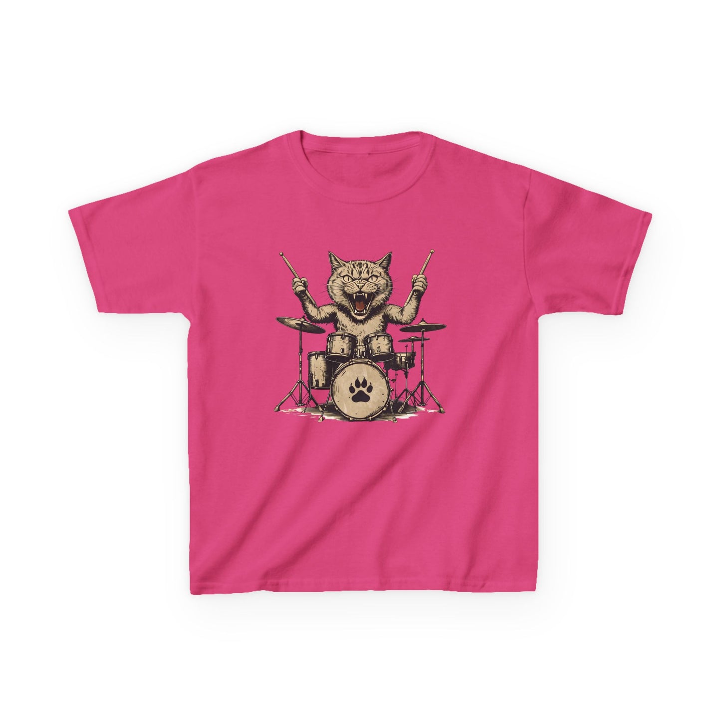 Dave's Drummer Cat Youth Top
