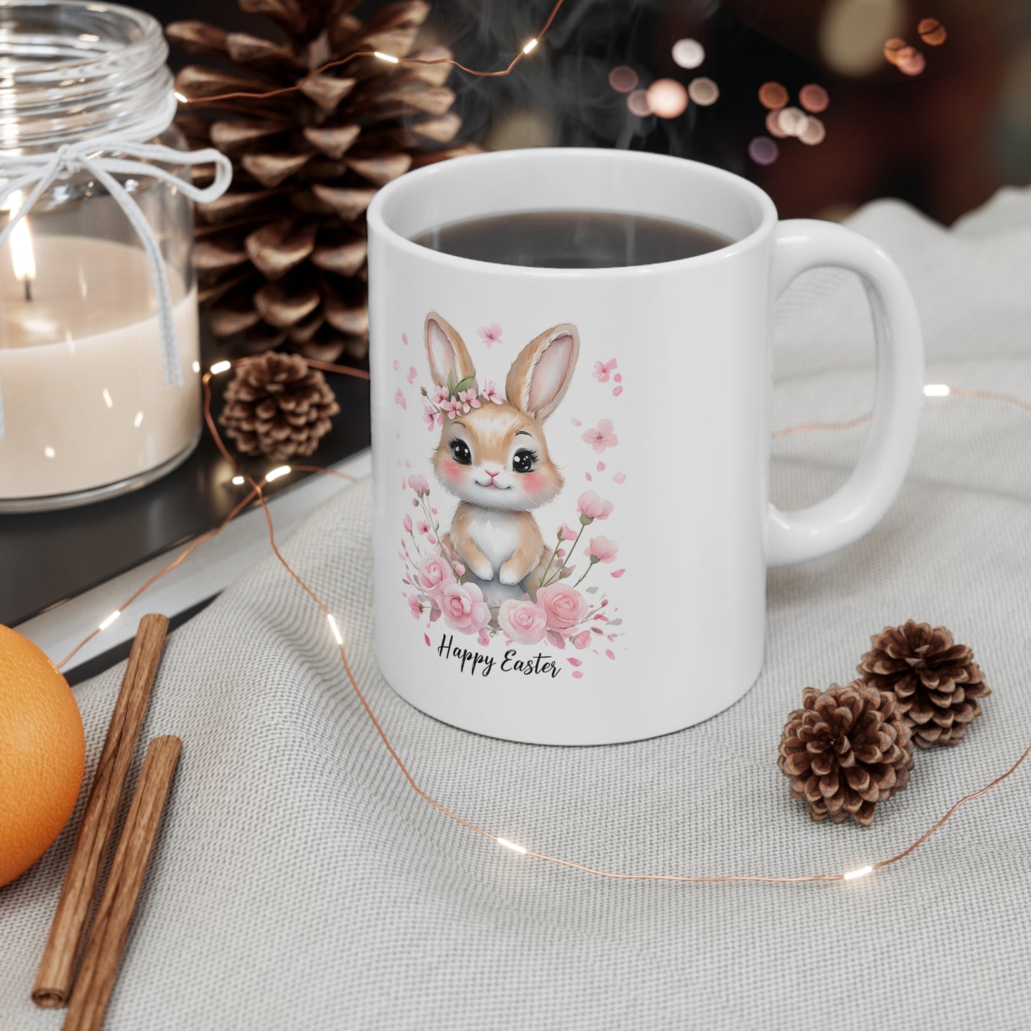 Happy Easter Ceramic Mug, Coffee Cup