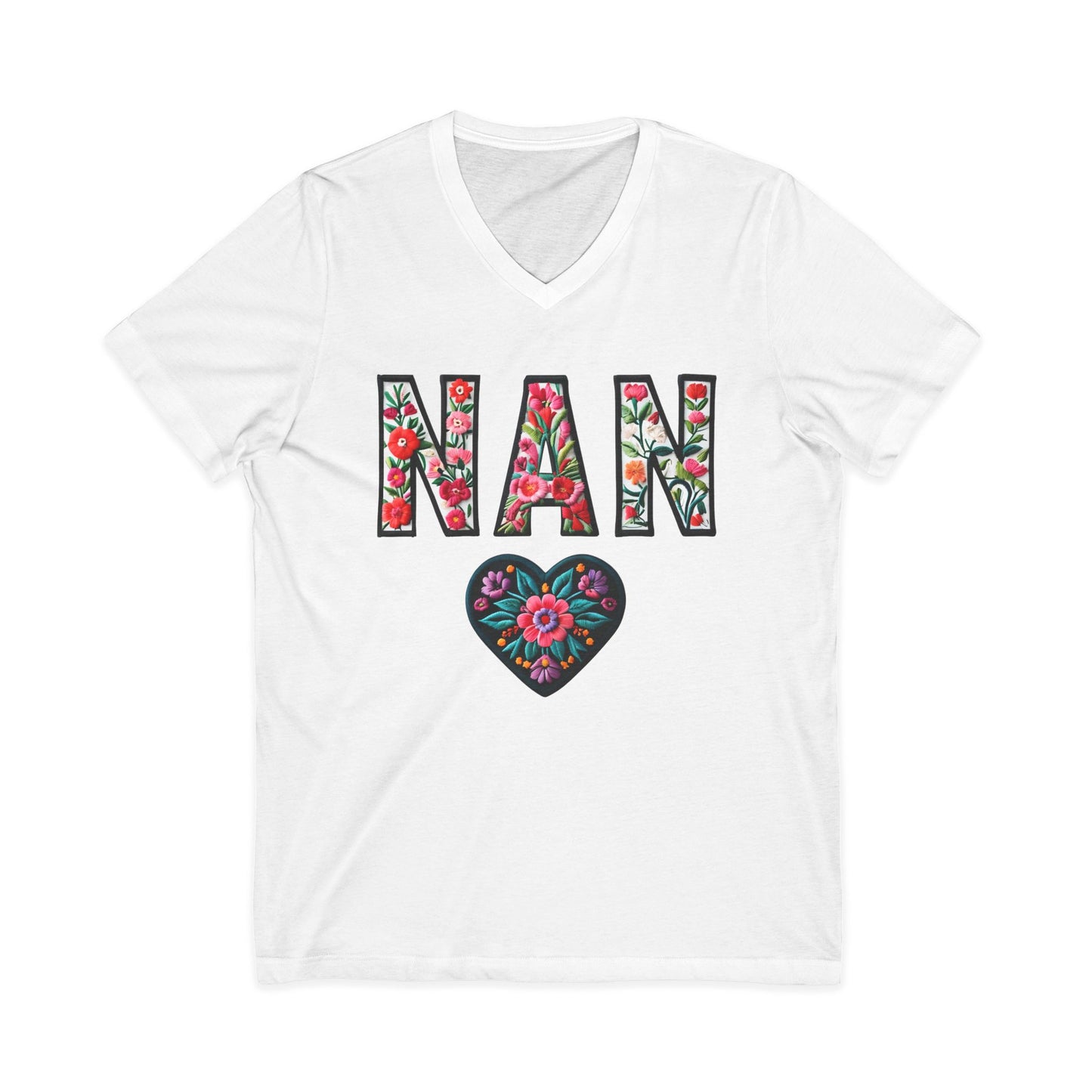 Nadia's Nan V-Neck Adult Shirt