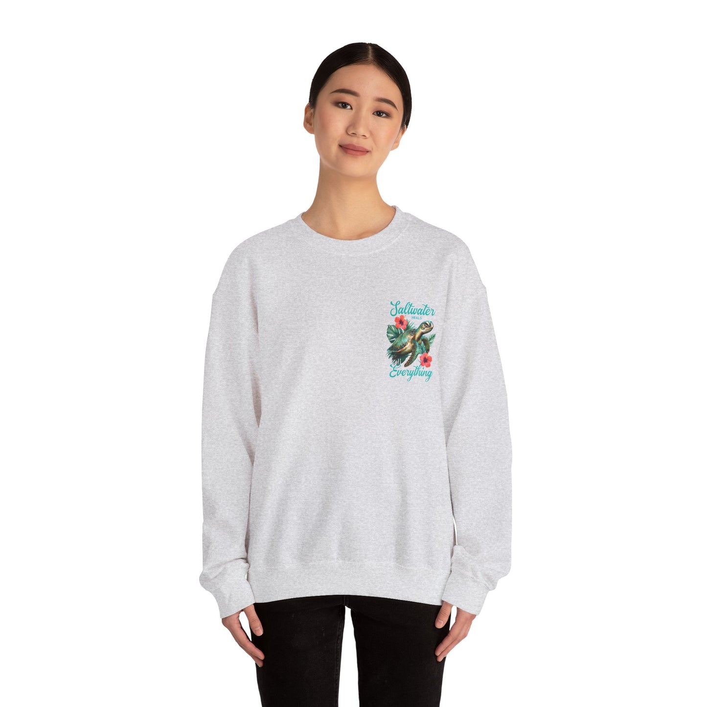 Sandy's Saltwater Heals Everything Adult Sweatshirt - Crewneck