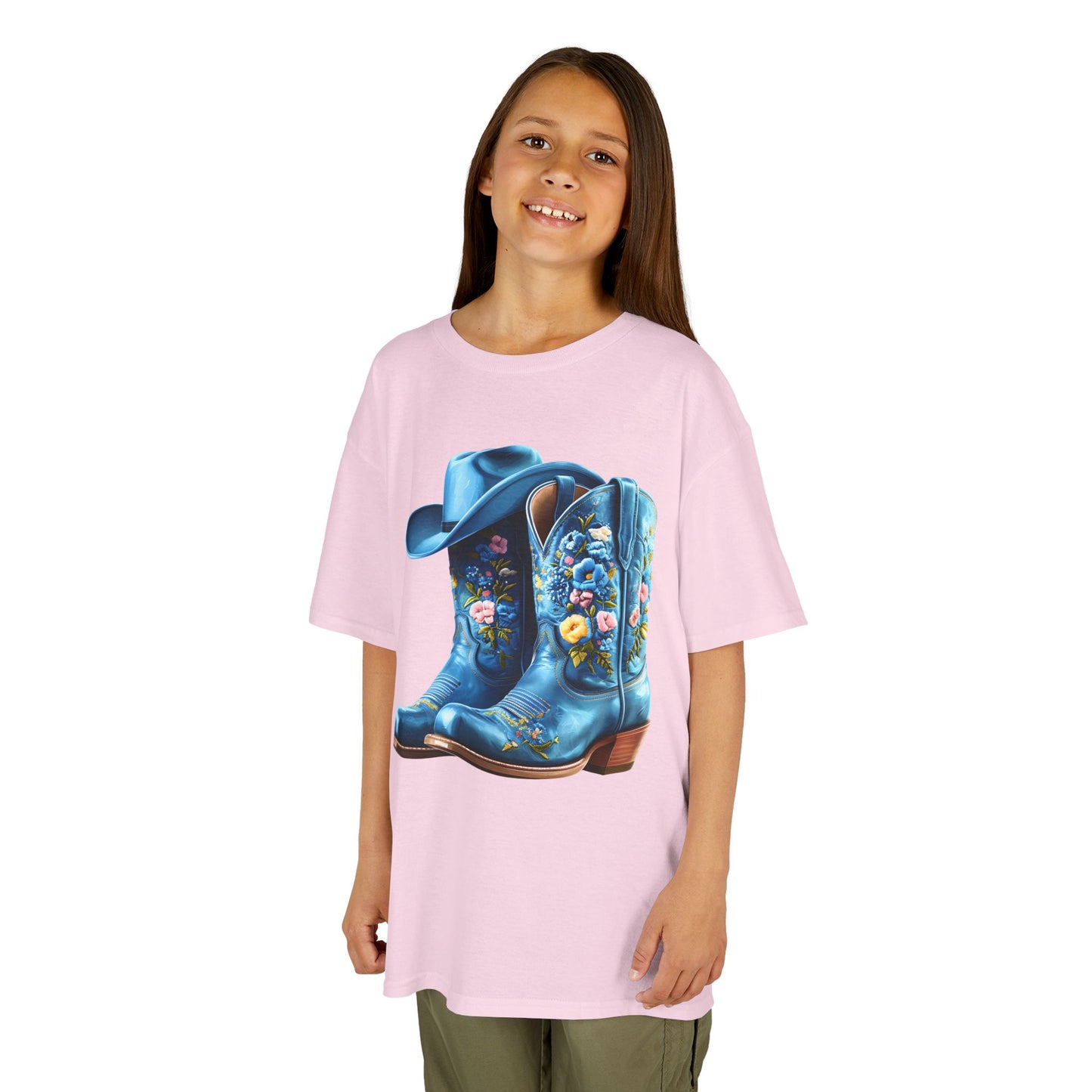 Kia's Cowboy Boots Youth Top