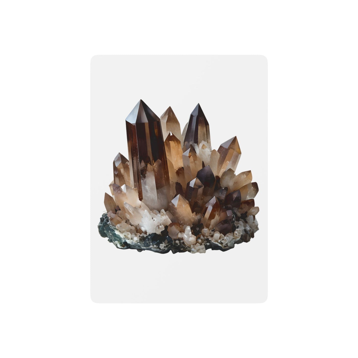 Smokey Quartz Playing Cards