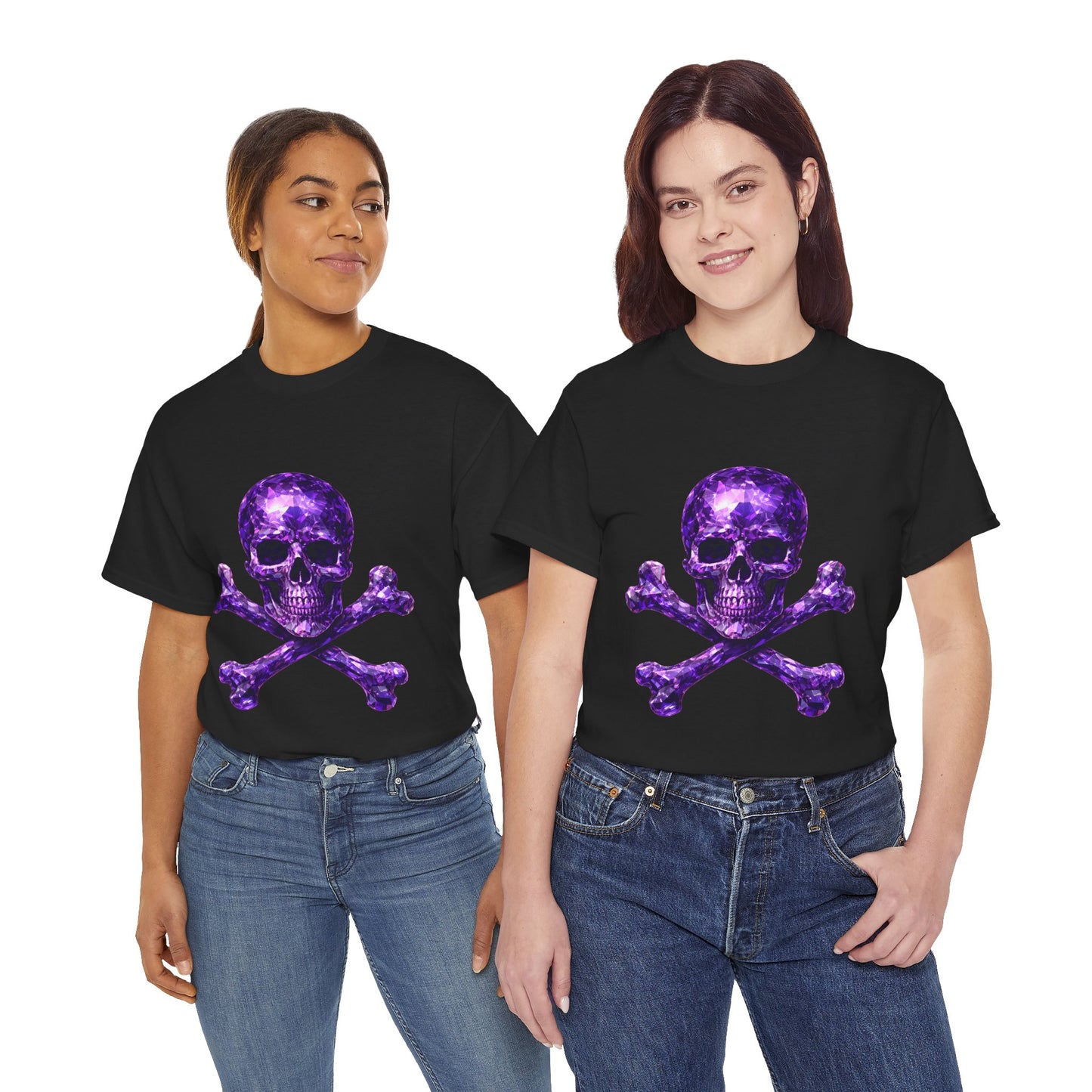Ami's Amethyst Skull & Crossbones Adult Shirt