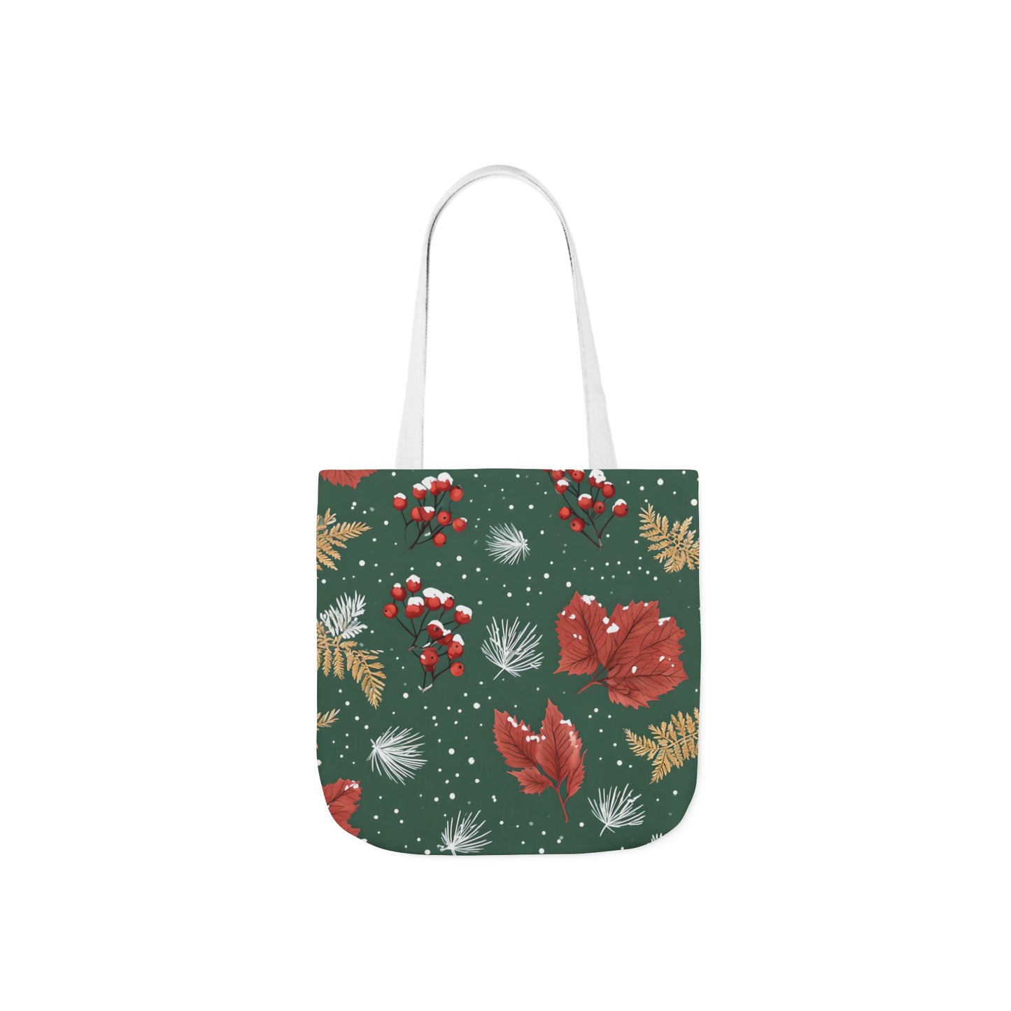 Holly's Holiday Floral Tote Bag