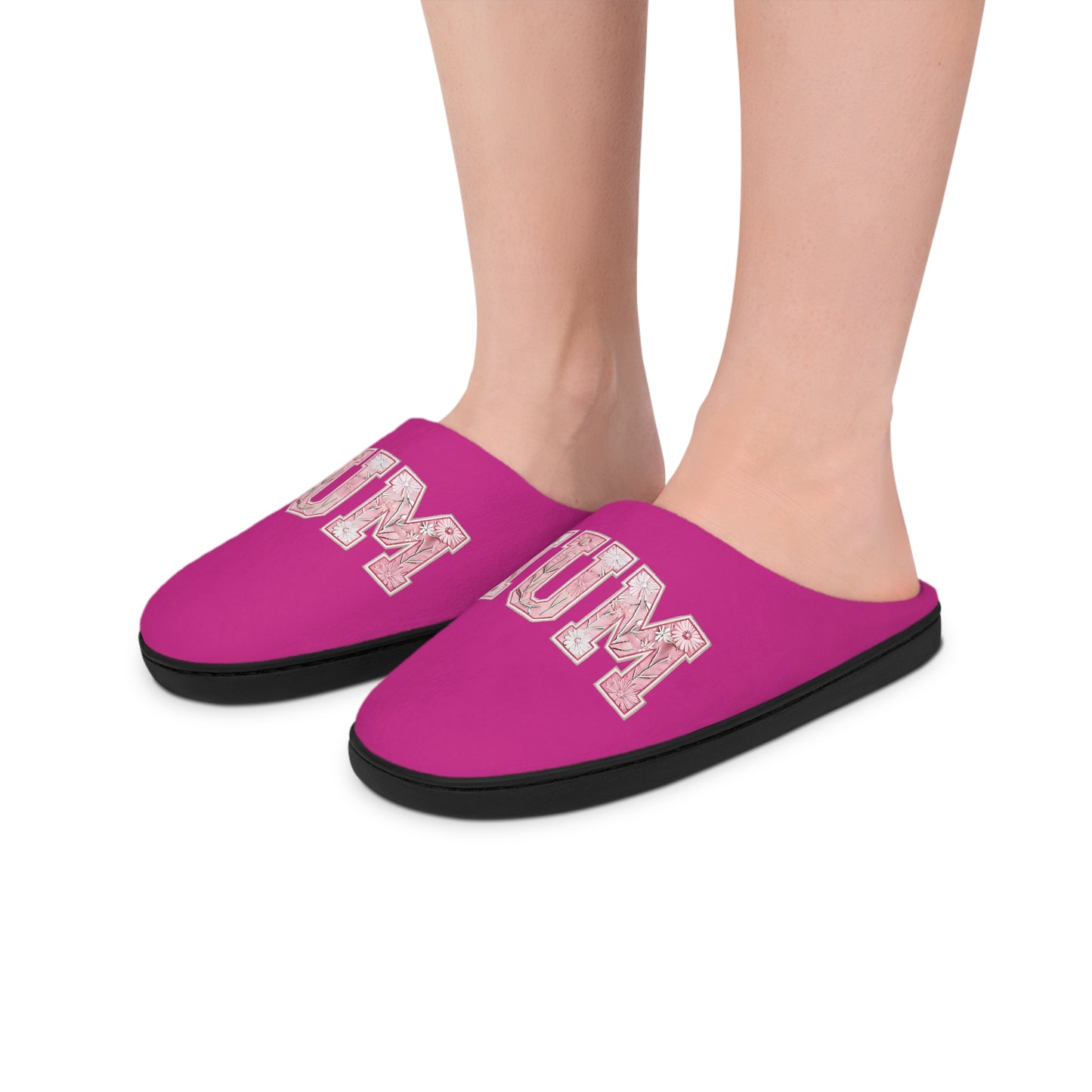 Harlow's Pink 'MUM' Women's Indoor Slippers