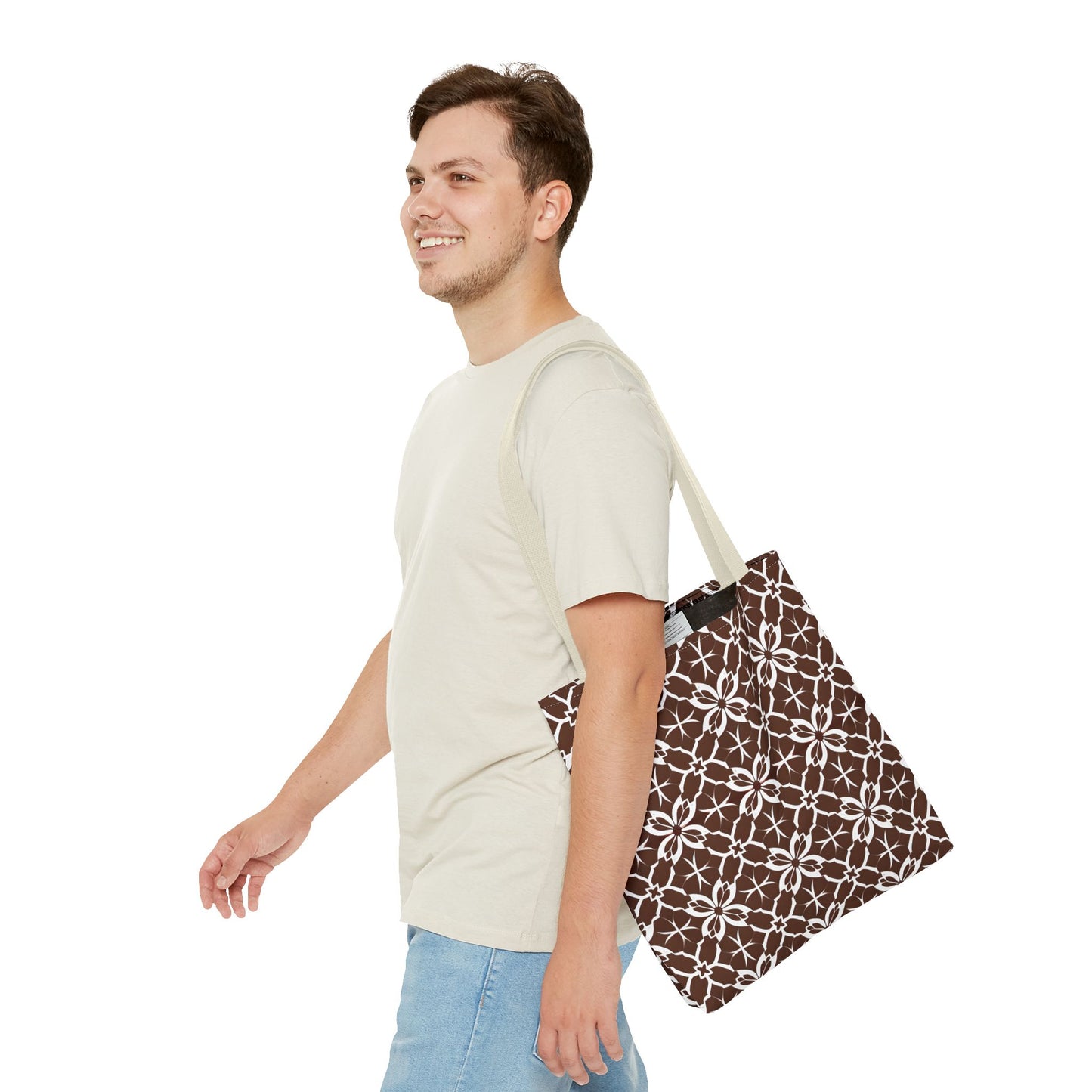 Brook's Brown Tile Tote Bag