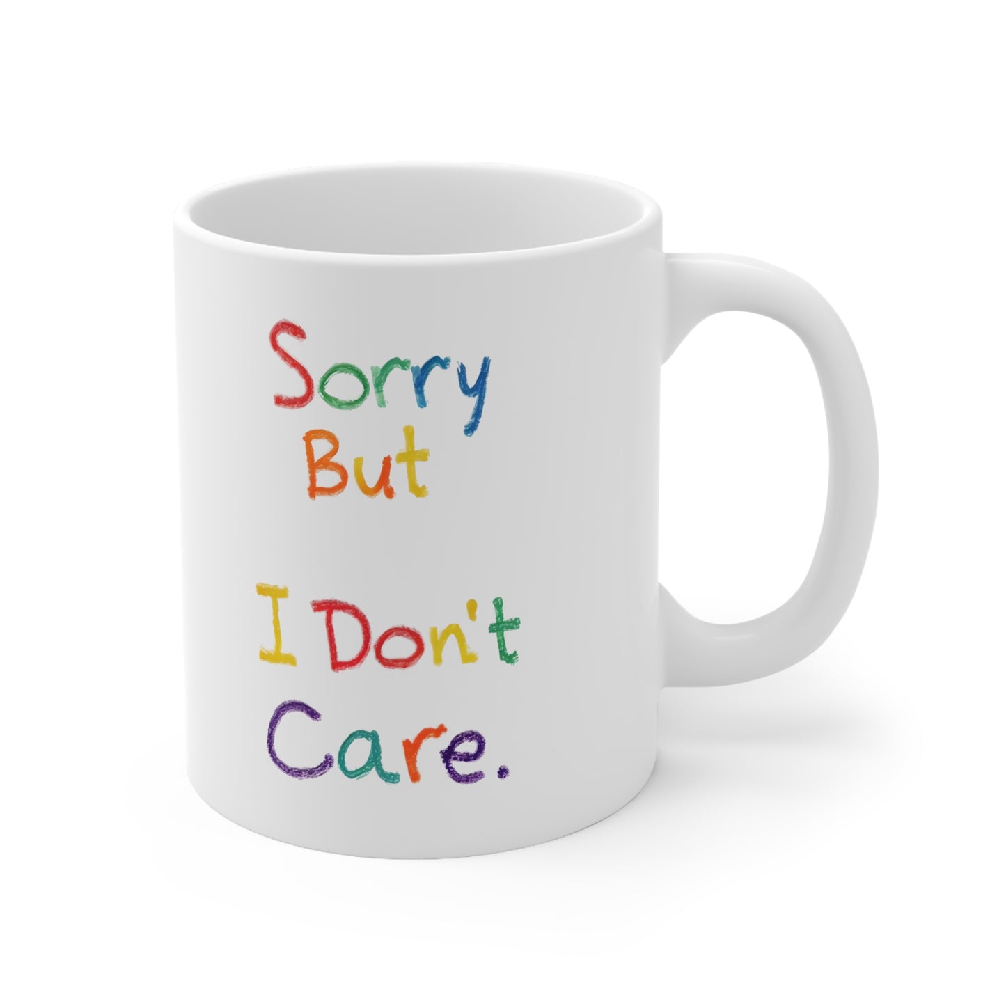 Daryl's Don't Care Ceramic Mug, Coffee Cup