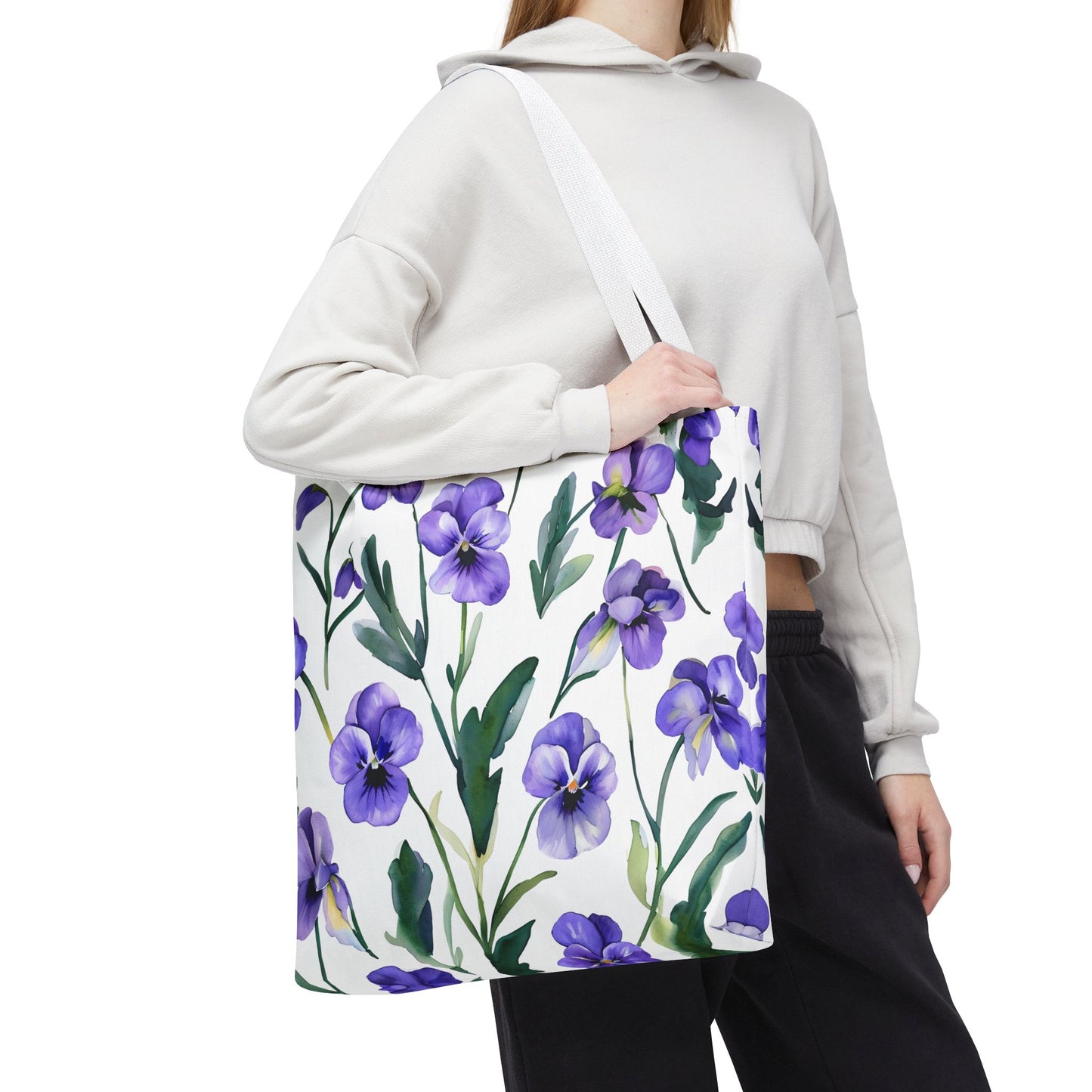 Perry's Pansy Floral Tote Bag