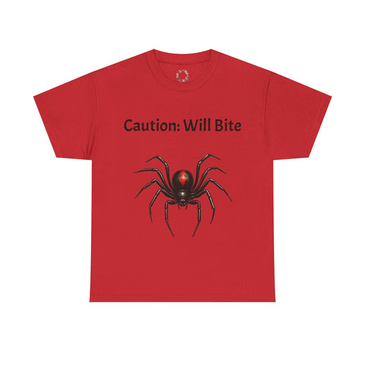 Cam's Caution: Will Bite Adult Shirt