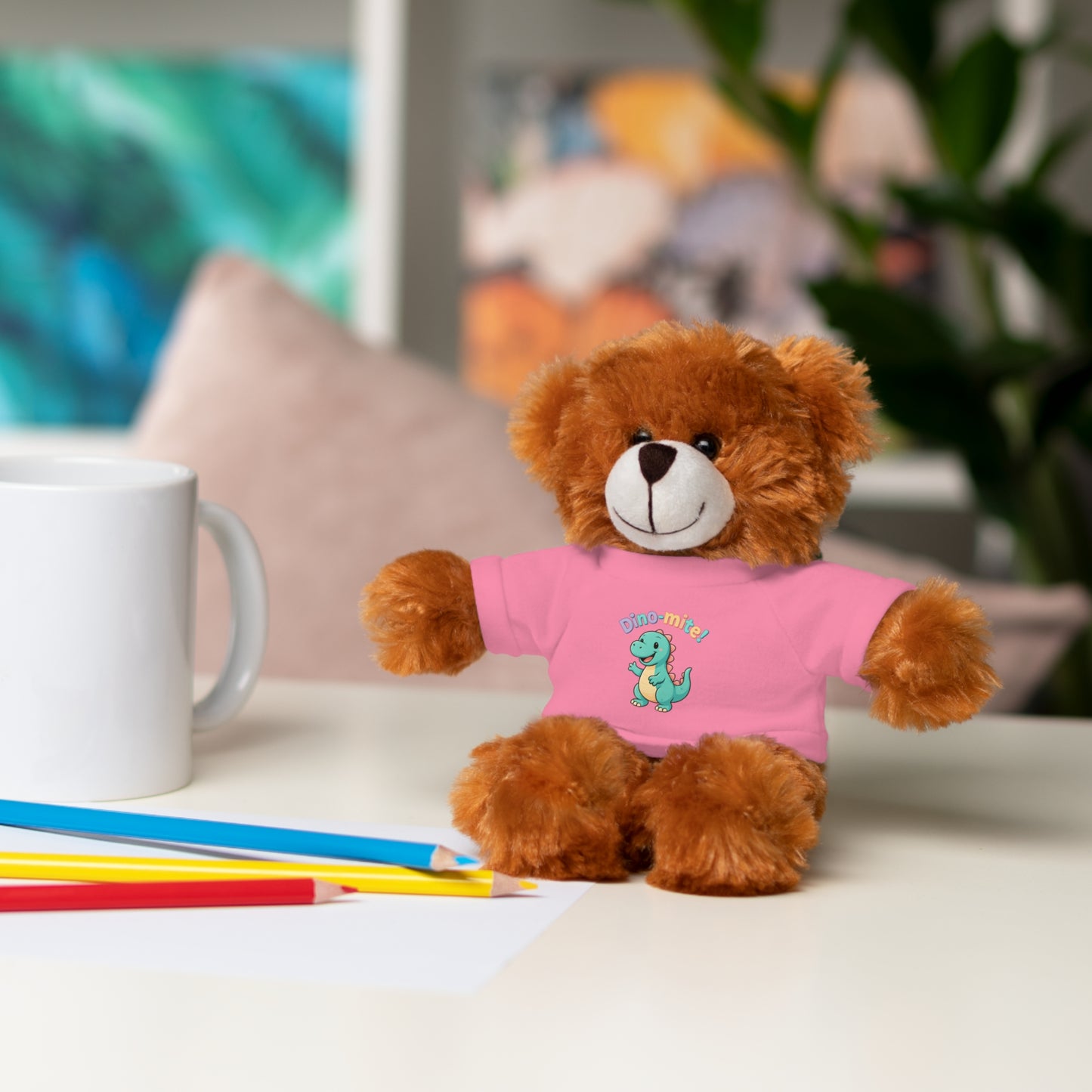 Dino-Mite on Tee Plush Animal