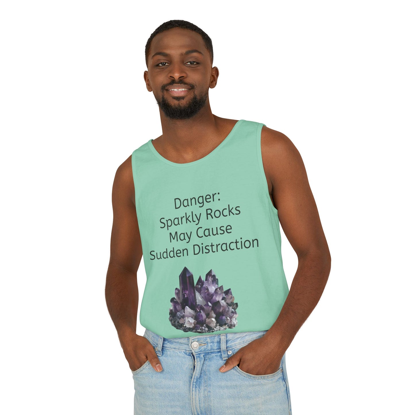 Simba's Sparkly Rocks May Cause Sudden Distraction Tank Shirt