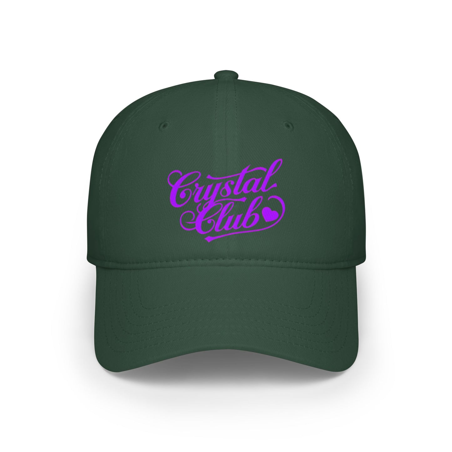 Purple Crystal Club Low Profile Baseball Cap