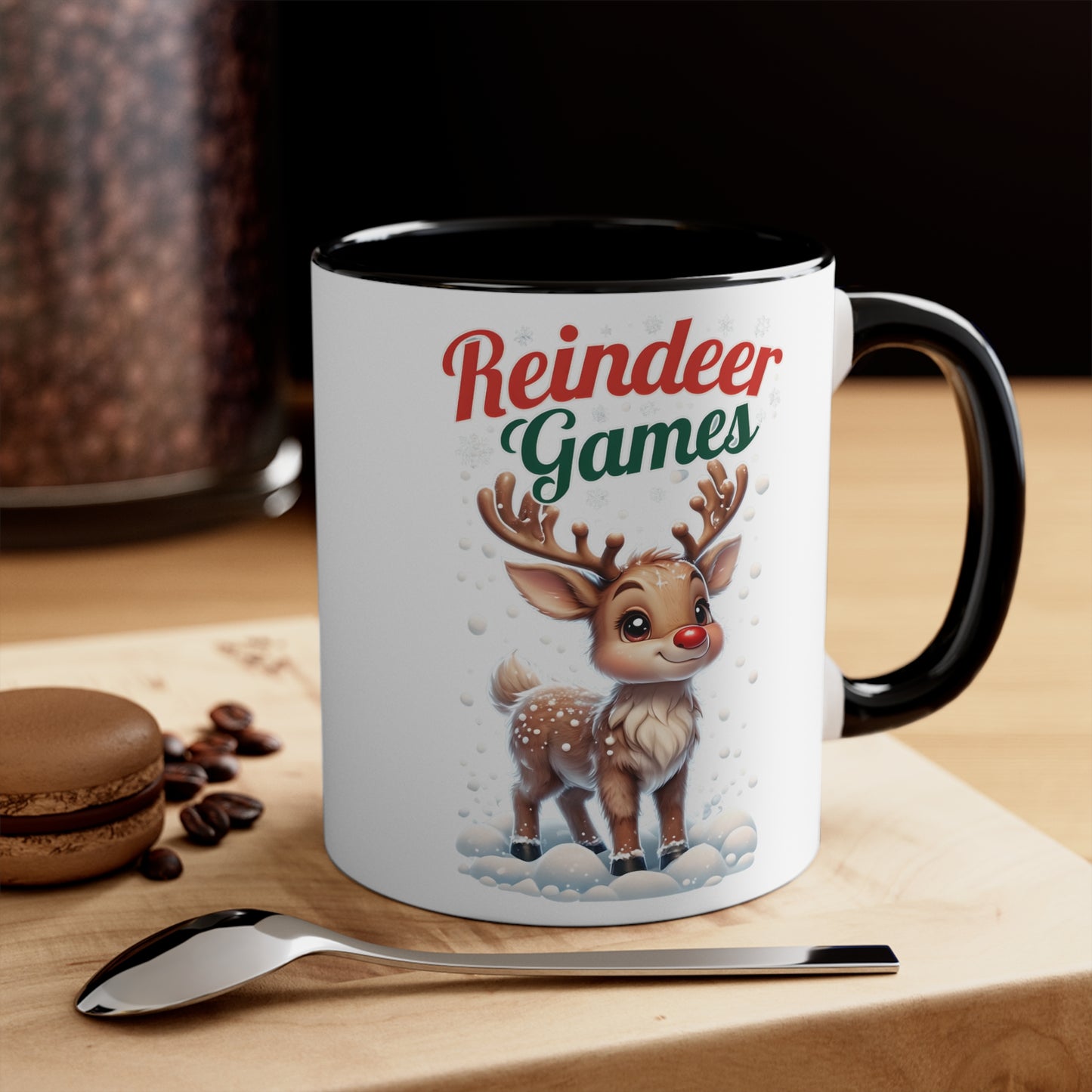 Rycker's Reindeer Games Ceramic Mug, Coffee Cup
