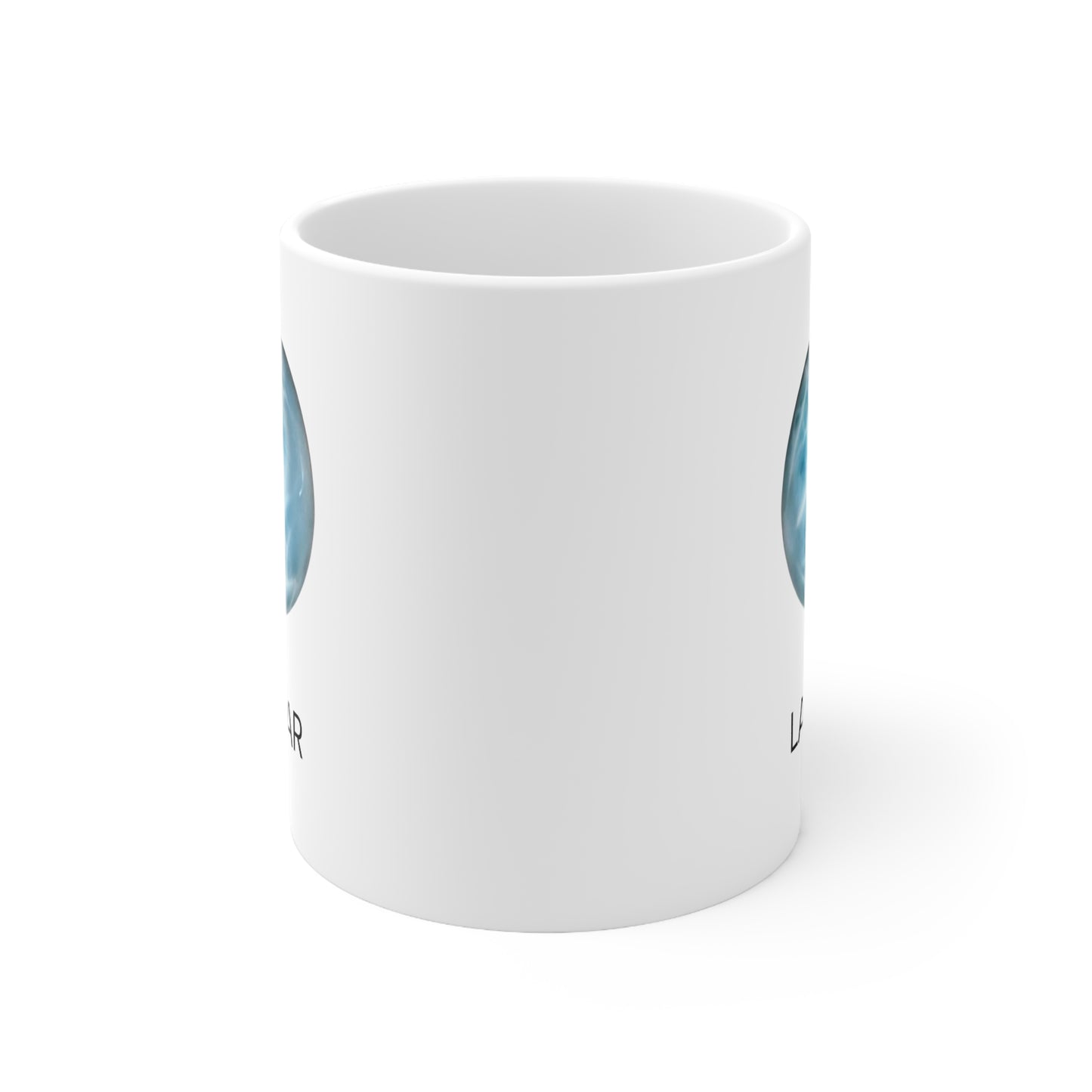 Larimar Crystal Collection Ceramic Mug, Coffee Cup
