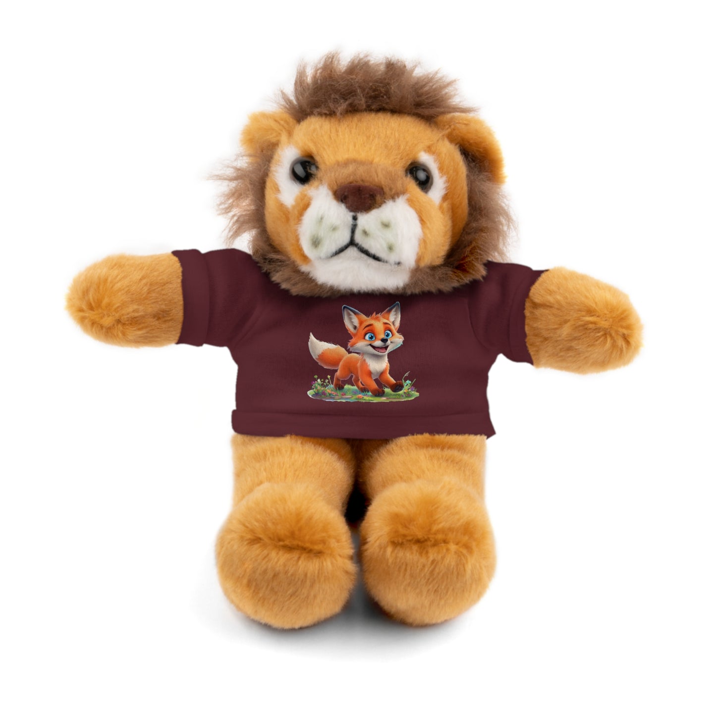 Fox On Tee Animal Plush