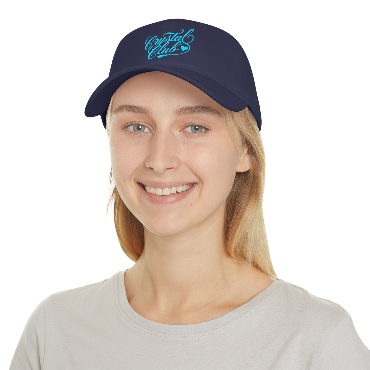 Blue Crystal Club Low Profile Baseball Cap