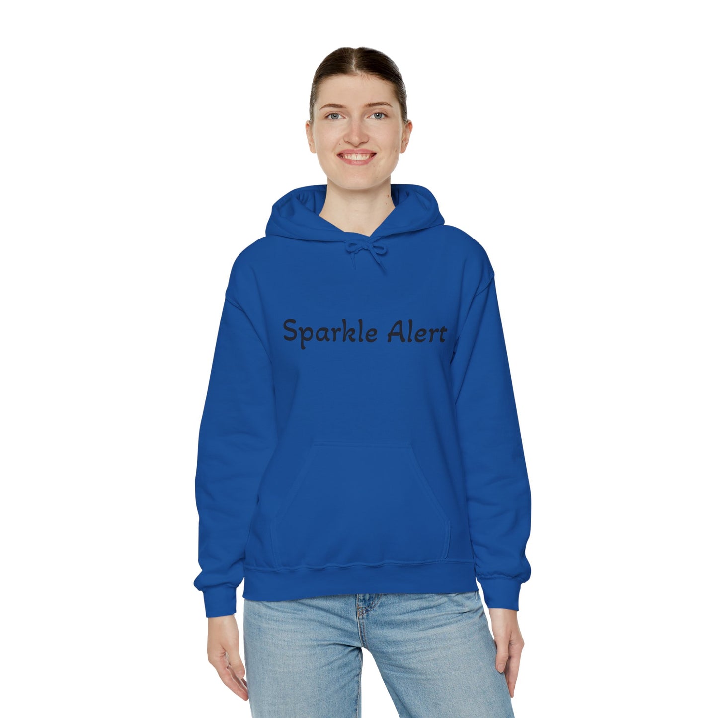 Savanna's  "Sparkle Alert: I wander off for Crystals" Adult Sweatshirt - Hooded