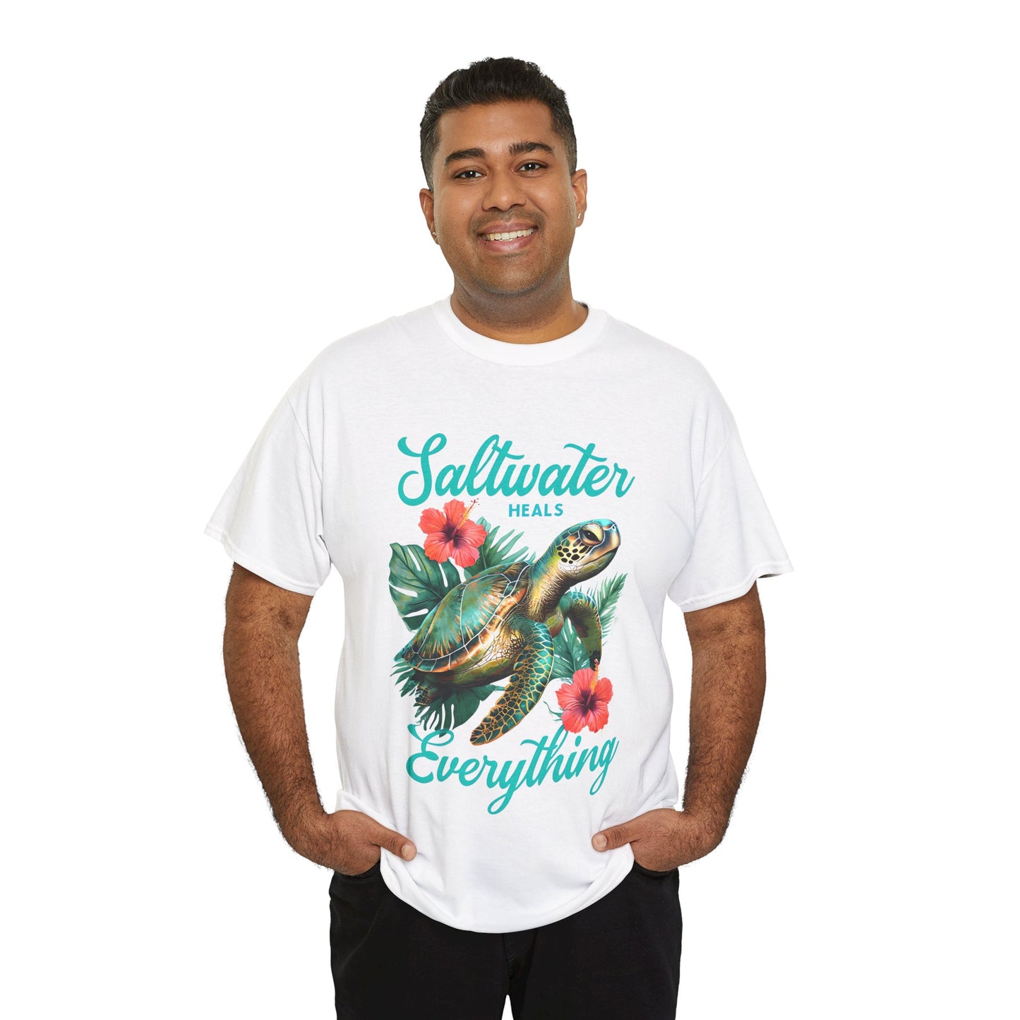 Sally's Saltwater Heals Everything Adult Shirt