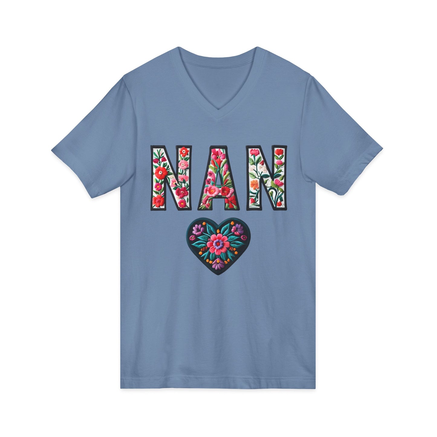 Nadia's Nan V-Neck Adult Shirt